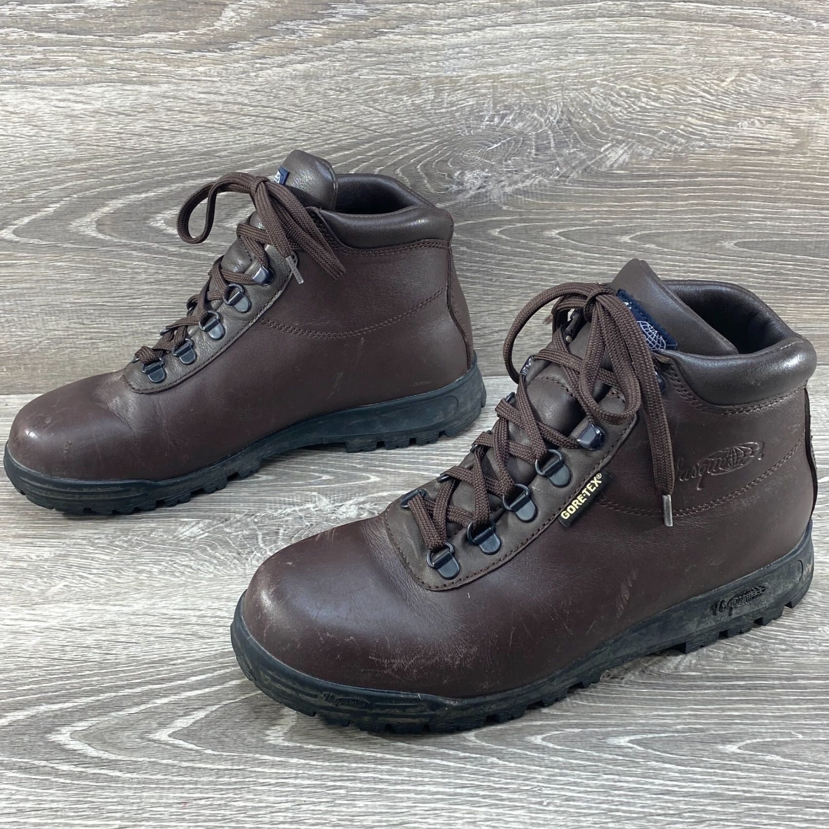 Vasque Vasque Sundowner Brown Leather Hiking Boots Mens Size 8.5 M Gore-Tex Backpacking Size US 8 / EU 41 - 5 Thumbnail