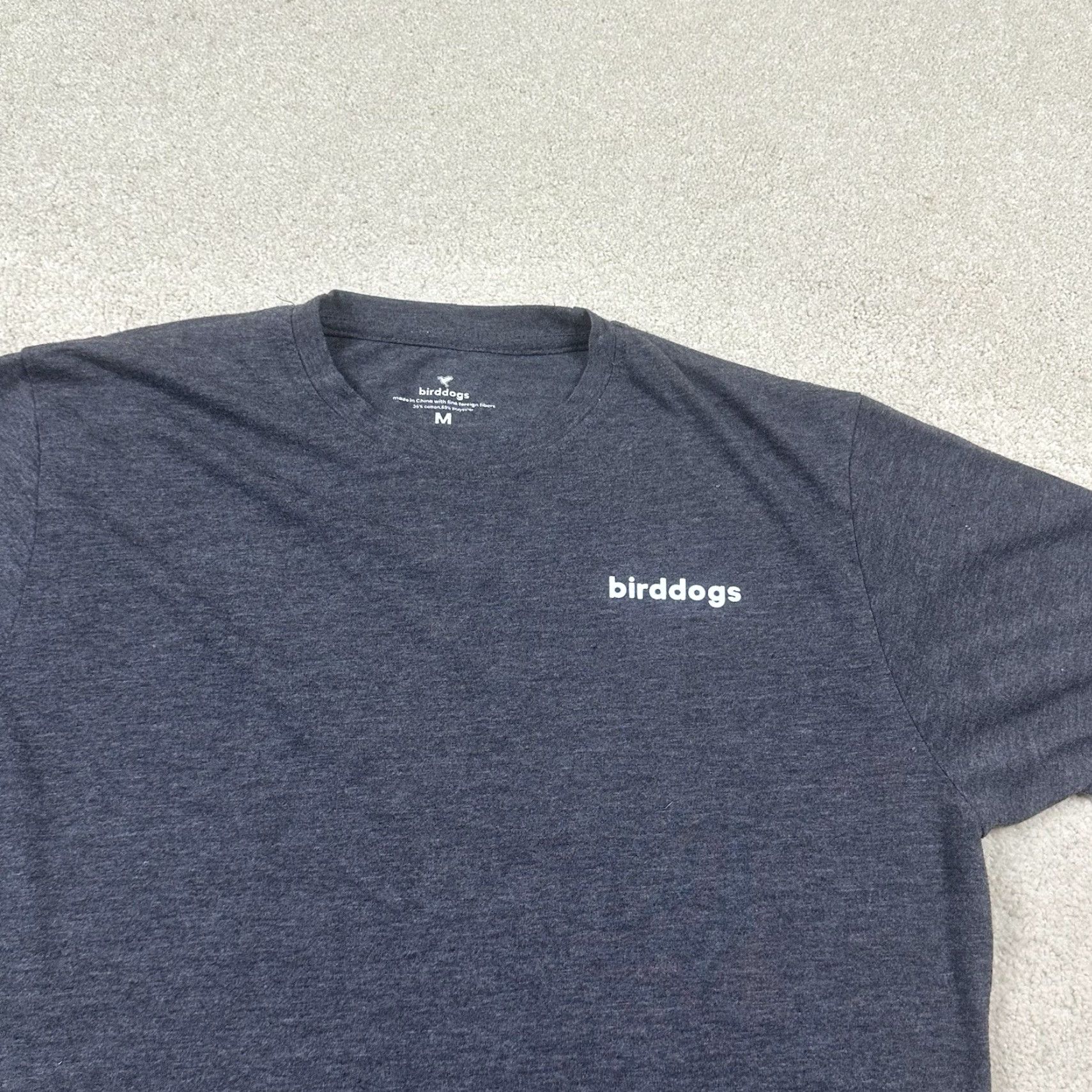 Vintage Bird Dogs T Shirt Mens Medium Blue Shirt Regular Mens Blue Size US M / EU 48-50 / 2 - 2 Thumbnail