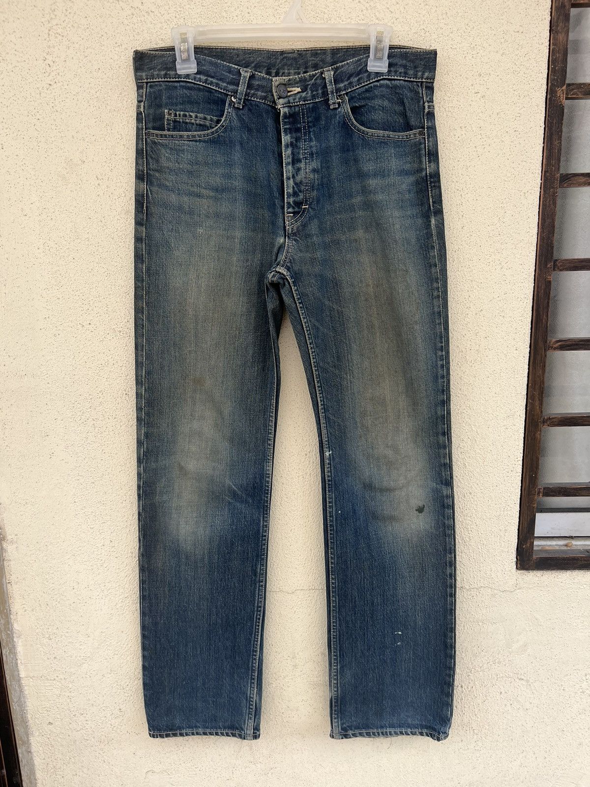 N.Hoolywood N. Hoolywood Japan Dirty Mud Denim Jeans Size US 31 - 6 Thumbnail