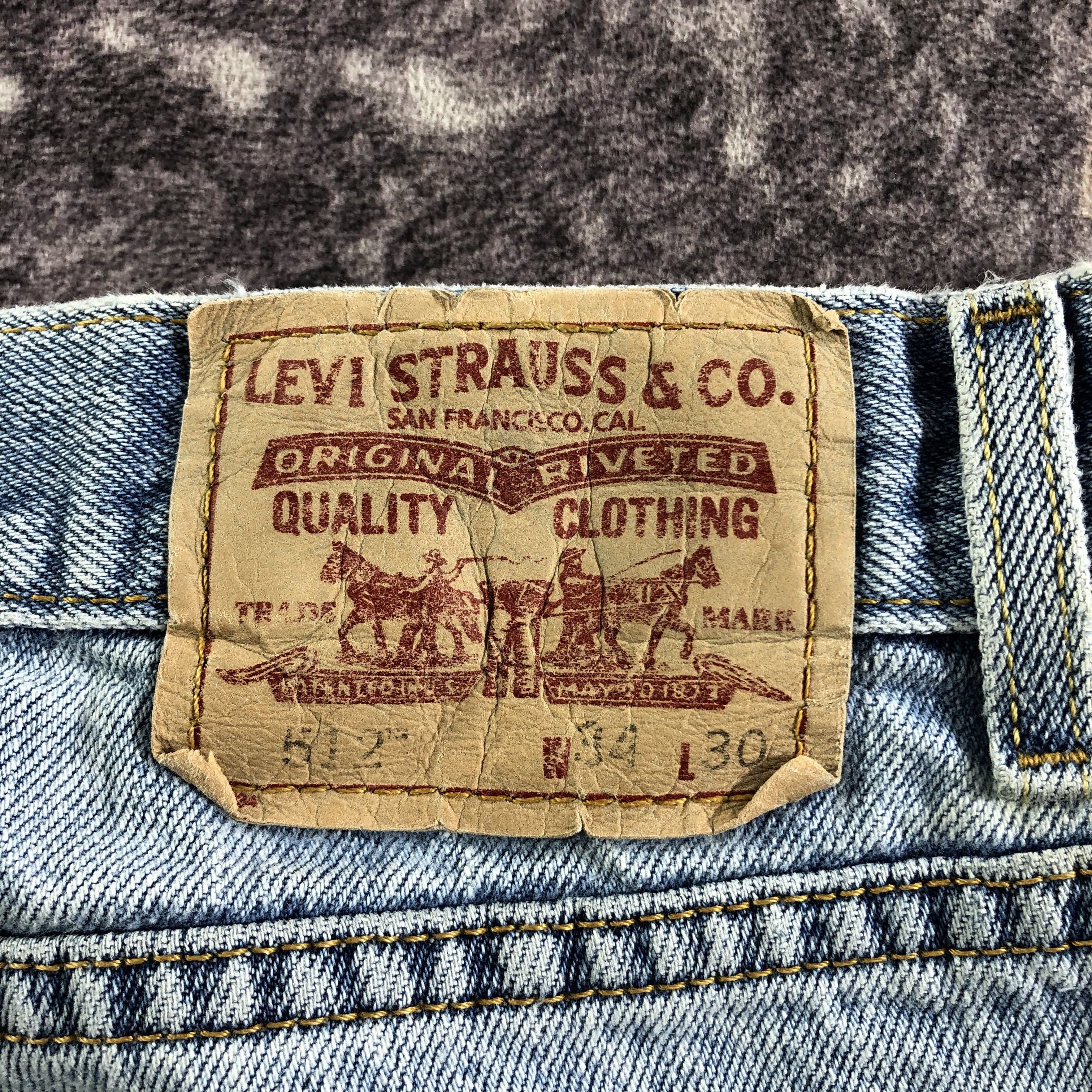 Levi's × Vintage Vintage Light Wash Levis 512 Jeans-JM3424 Size 33" - 5 Thumbnail