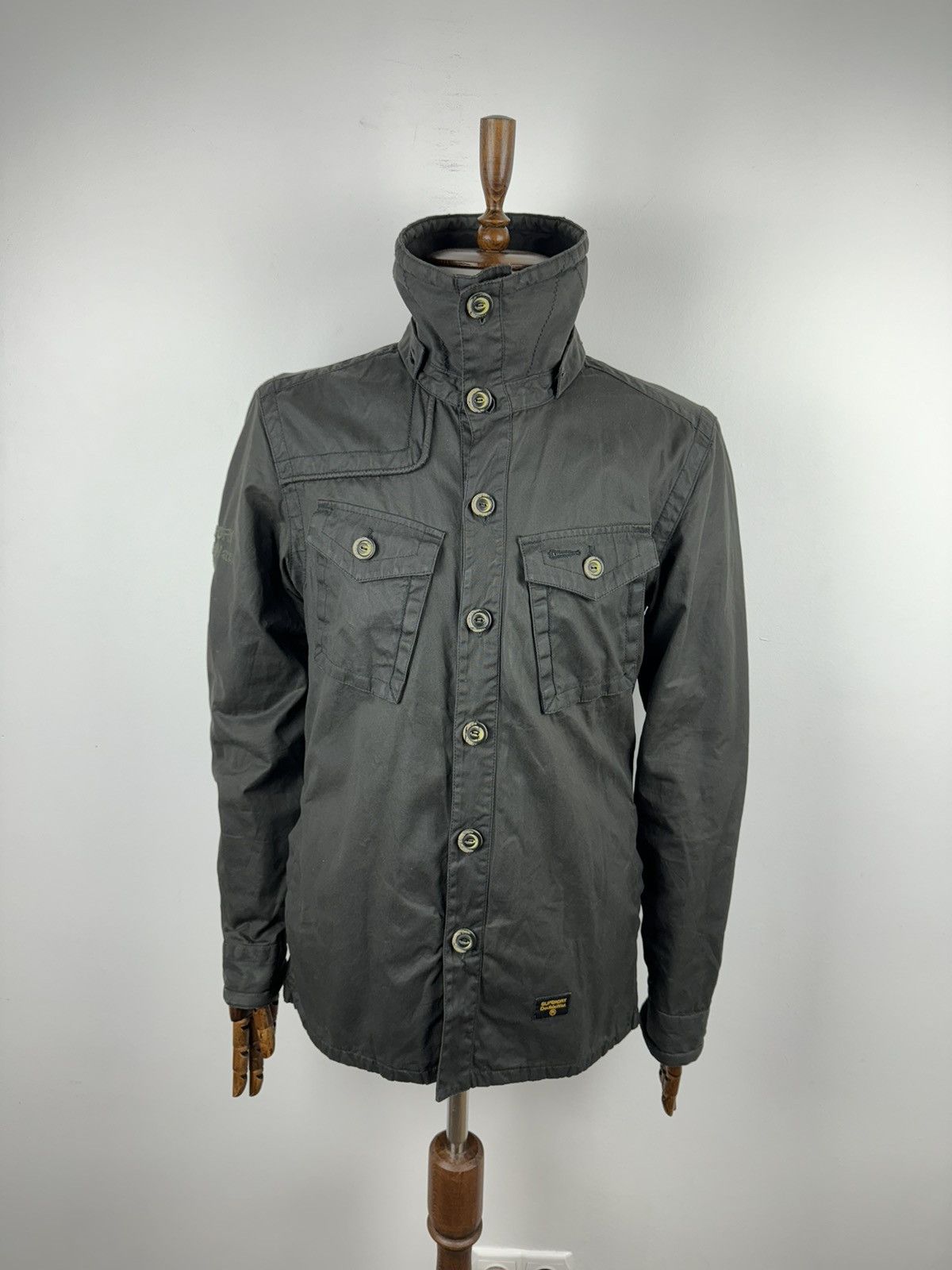 Superdry Men’s Supedry Japan Double Waxed Coat Jacket size M Size US M / EU 48-50 / 2 - 1 Thumbnail