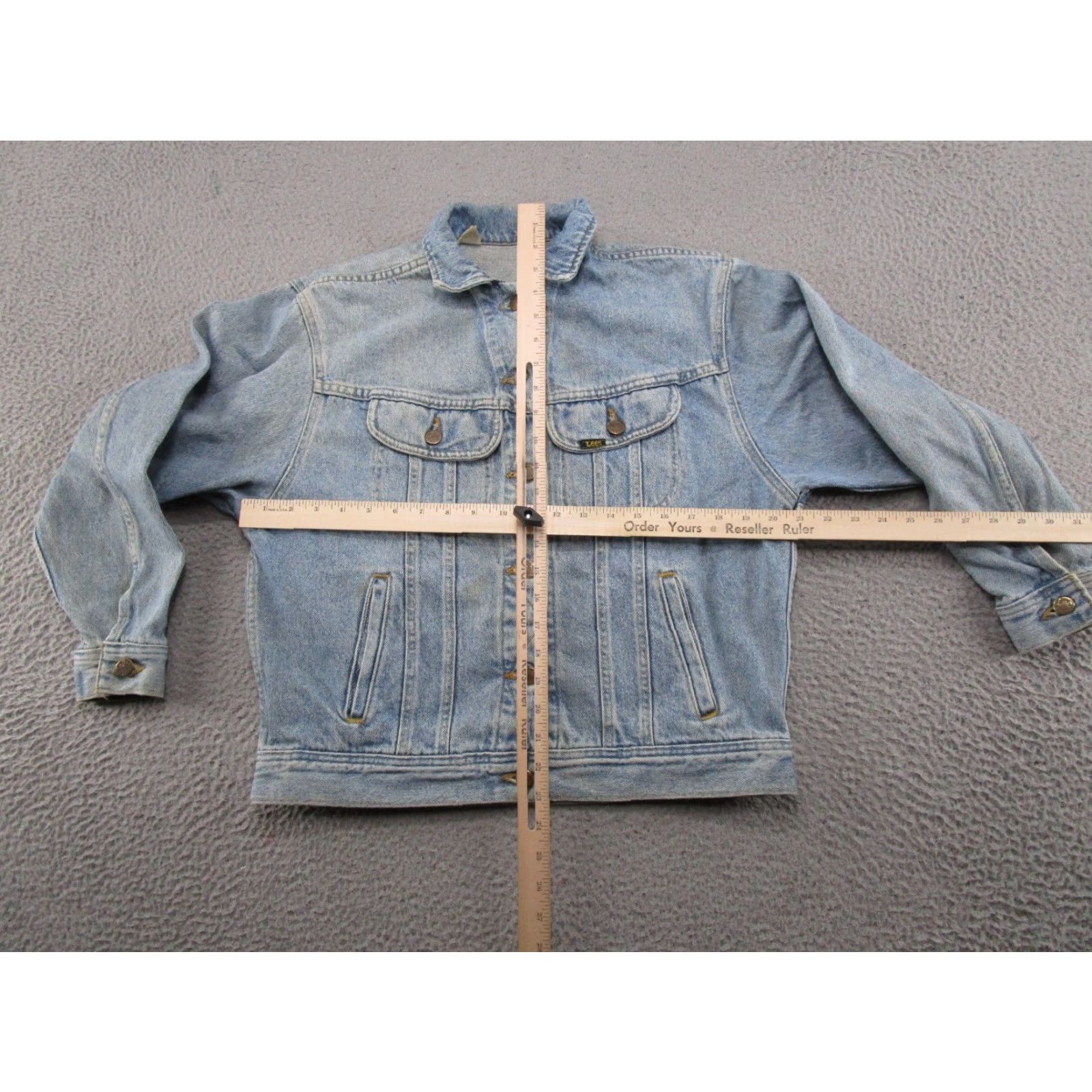 Lee Vintage Lee Jacket Women's Size S Blue Denim Jean USA Western Medium Wash Boxy Size 28" / US 6 / IT 42 - 5 Thumbnail