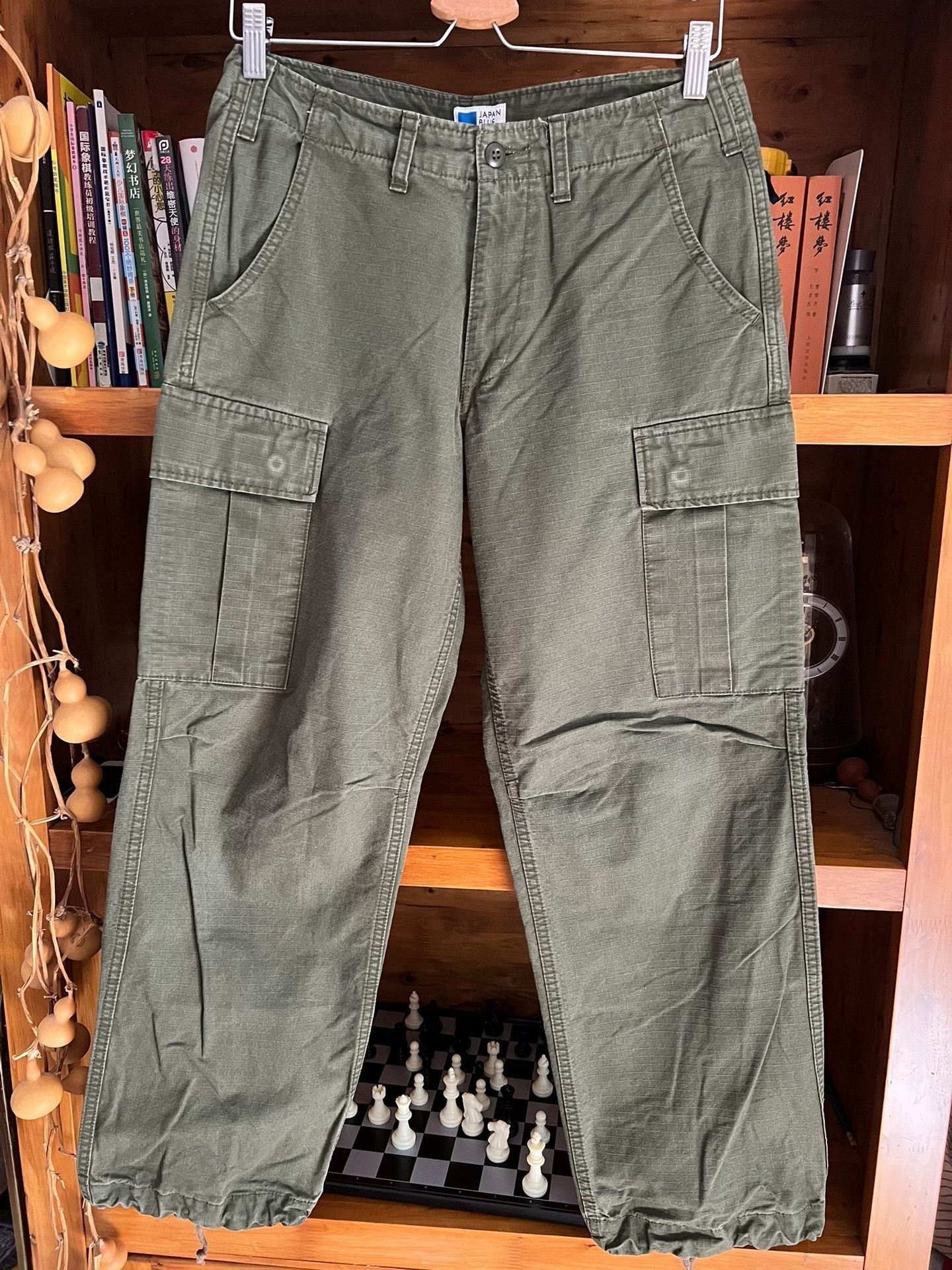Japan Blue Jeans Japan Blue Jeans 1970s Military Cargo Pants Size US 30 / EU 46 - 1 Thumbnail