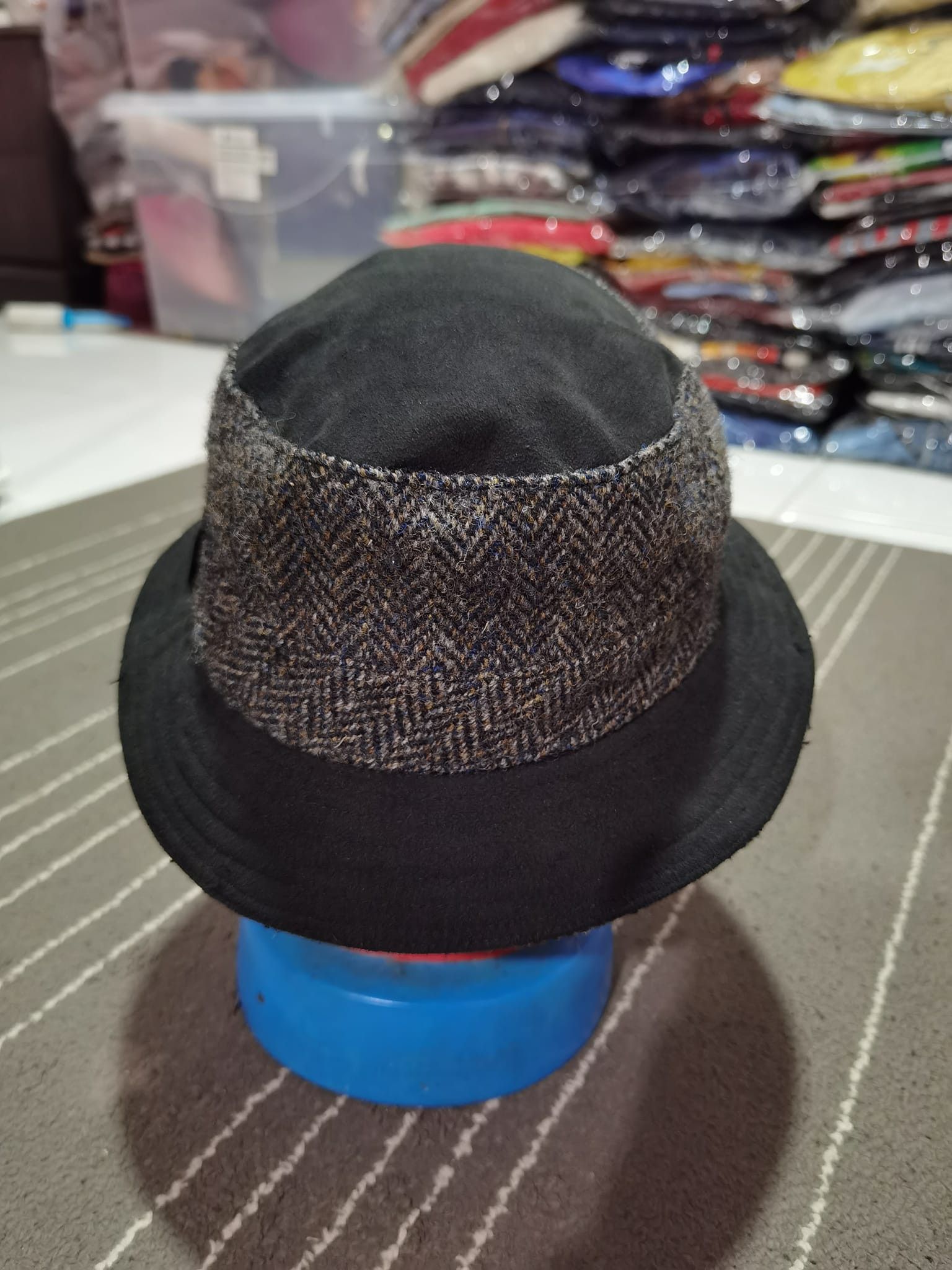 Harris Tweed Harris Tweet X TORPEDO CREATION FRANCE bucket hat M Size ONE SIZE - 5 Thumbnail