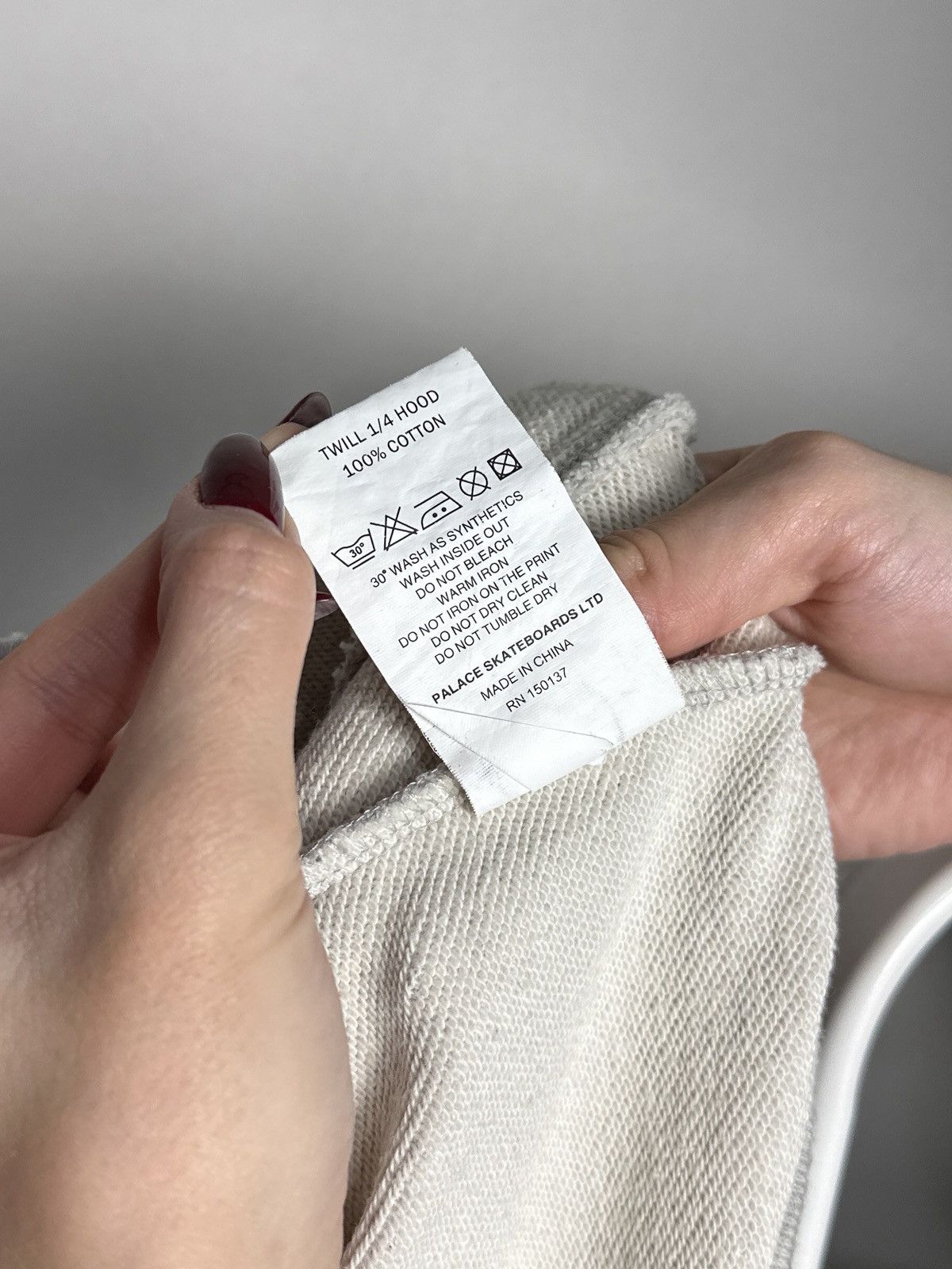 Palace Palace Twill 1/4 Hood Grey Marl Hoodie SS19 Size US M / EU 48-50 / 2 - 10 Thumbnail