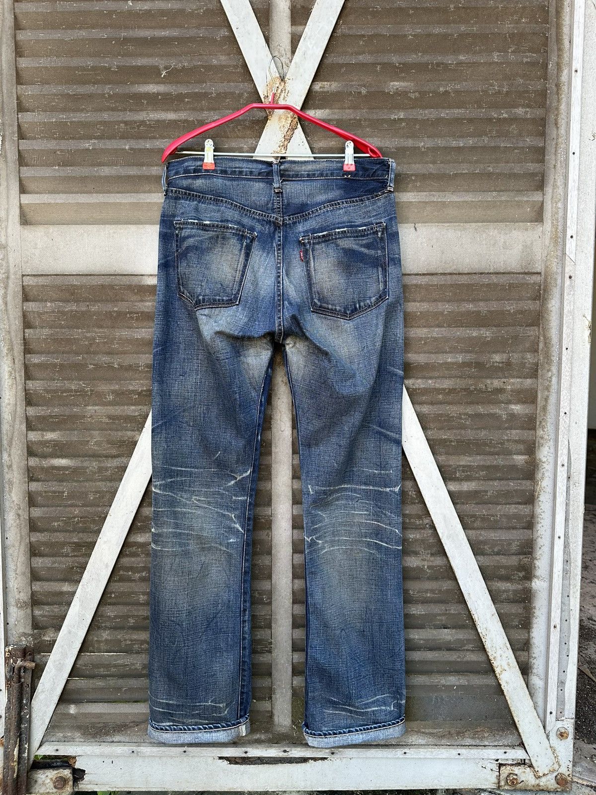 Levi's Vintage Clothing 👹Vintage Levis 501 Big E Washed Baggy Jeans Size US 34 / EU 50 - 1 Thumbnail