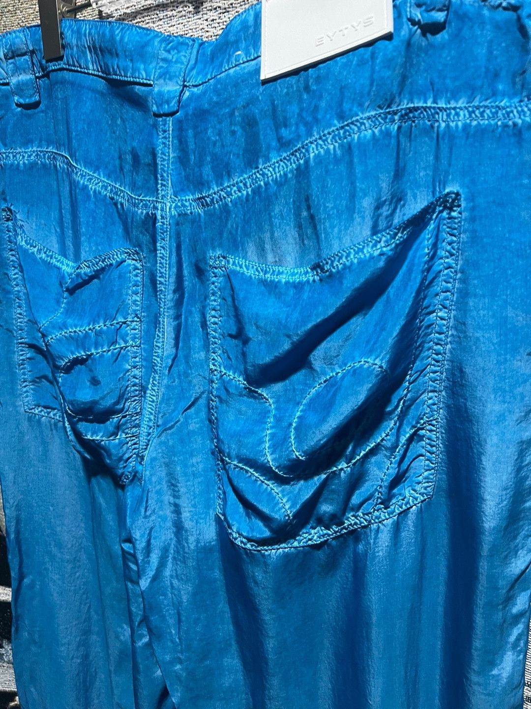 Eytys (SOLD OUT) Eytys Garment Dyed Cupra Pants Blue Size US 32 / EU 48 - 8 Thumbnail