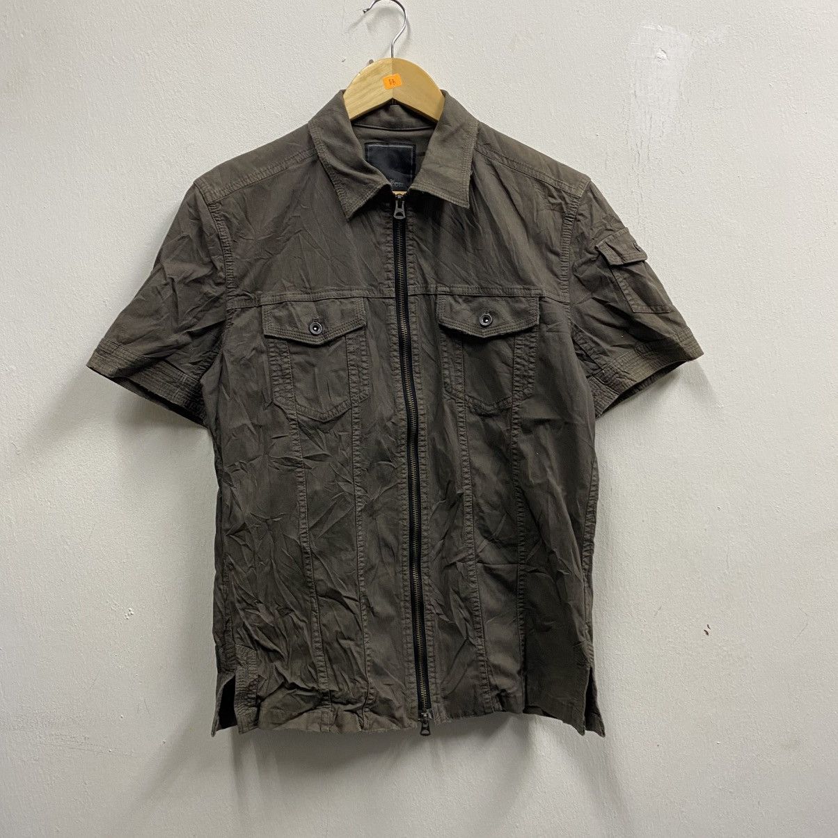 Tete Homme vintage Tete Homme zipper short sleeve shirt Size US S / EU 44-46 / 1 - 1 Thumbnail