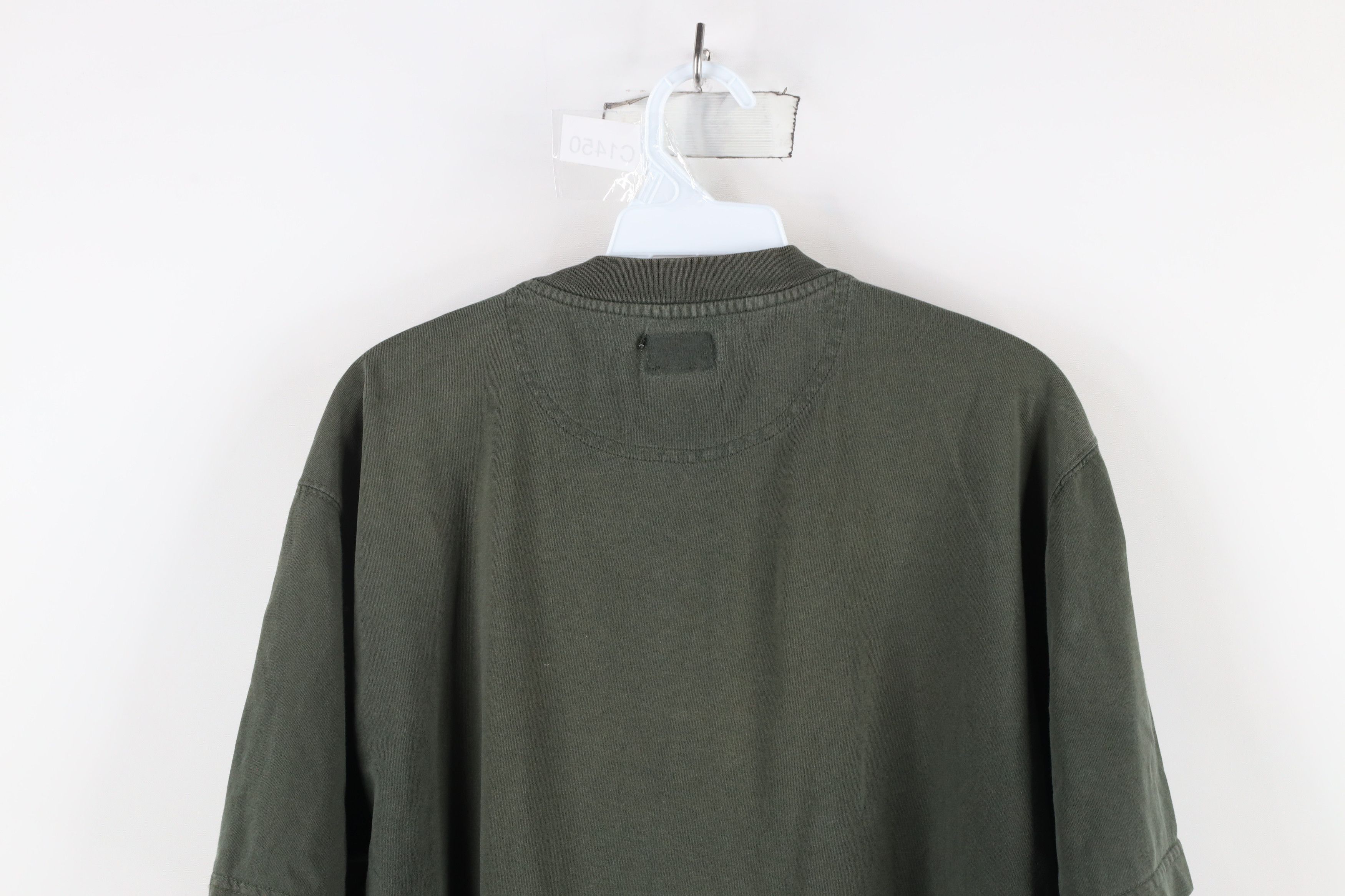 Dickies × Vintage Vintage Dickies Blank Short Sleeve Henley T-Shirt Green Size US L / EU 52-54 / 3 - 12 Thumbnail