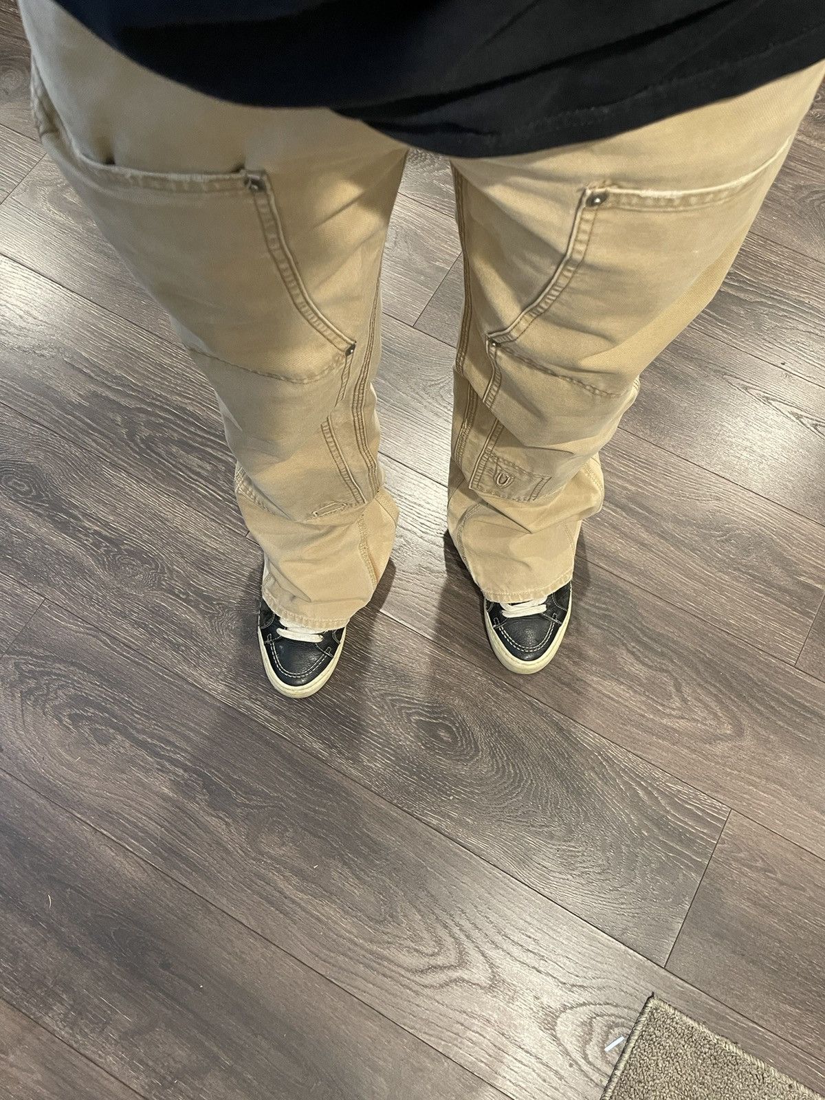 image of Polo Ralph Laurent Double Knee Carpenter Pants in Tan, Men's (Size 32)