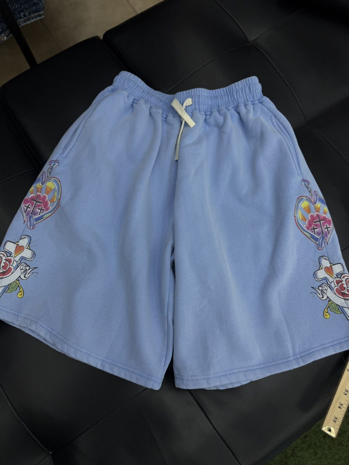 Other We Are Righteous Blue Cotton Shorts Size XL (NEW) Size US 34 / EU 50 - 6 Thumbnail