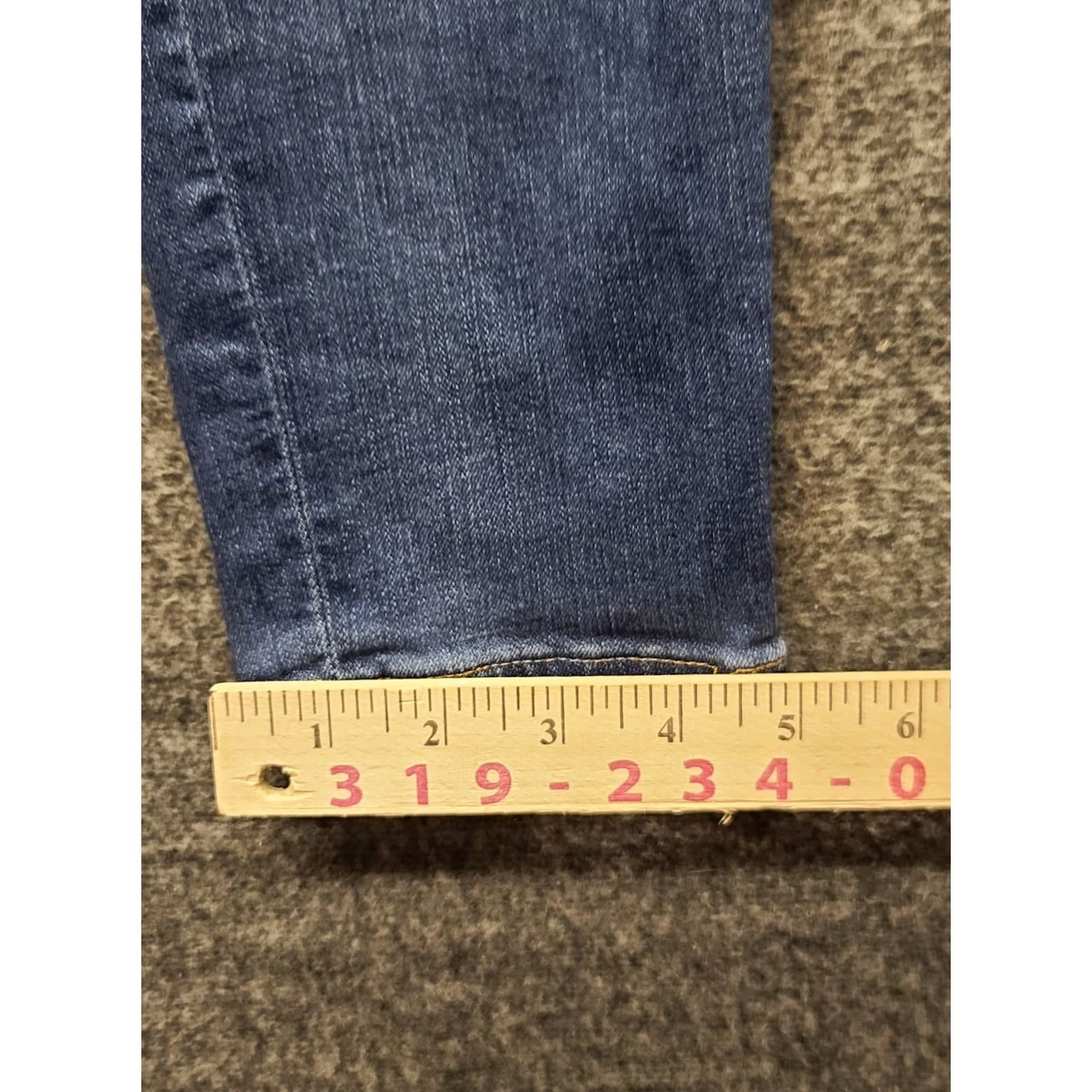 Madewell Madewell Roadtripper Jeans Womens 29x30 Regular High Rise Stretch Denim Blue 5-Pocket Bohemian City Preppy Modern Slim/Regular Fit Jeans Size 29" - 7 Thumbnail