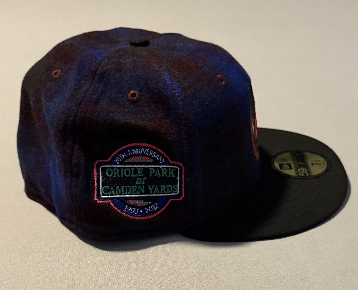New Era Baltimore Orioles New Era 59Fifty Mascot Plaid Fitted Hat DS Size ONE SIZE - 3 Thumbnail