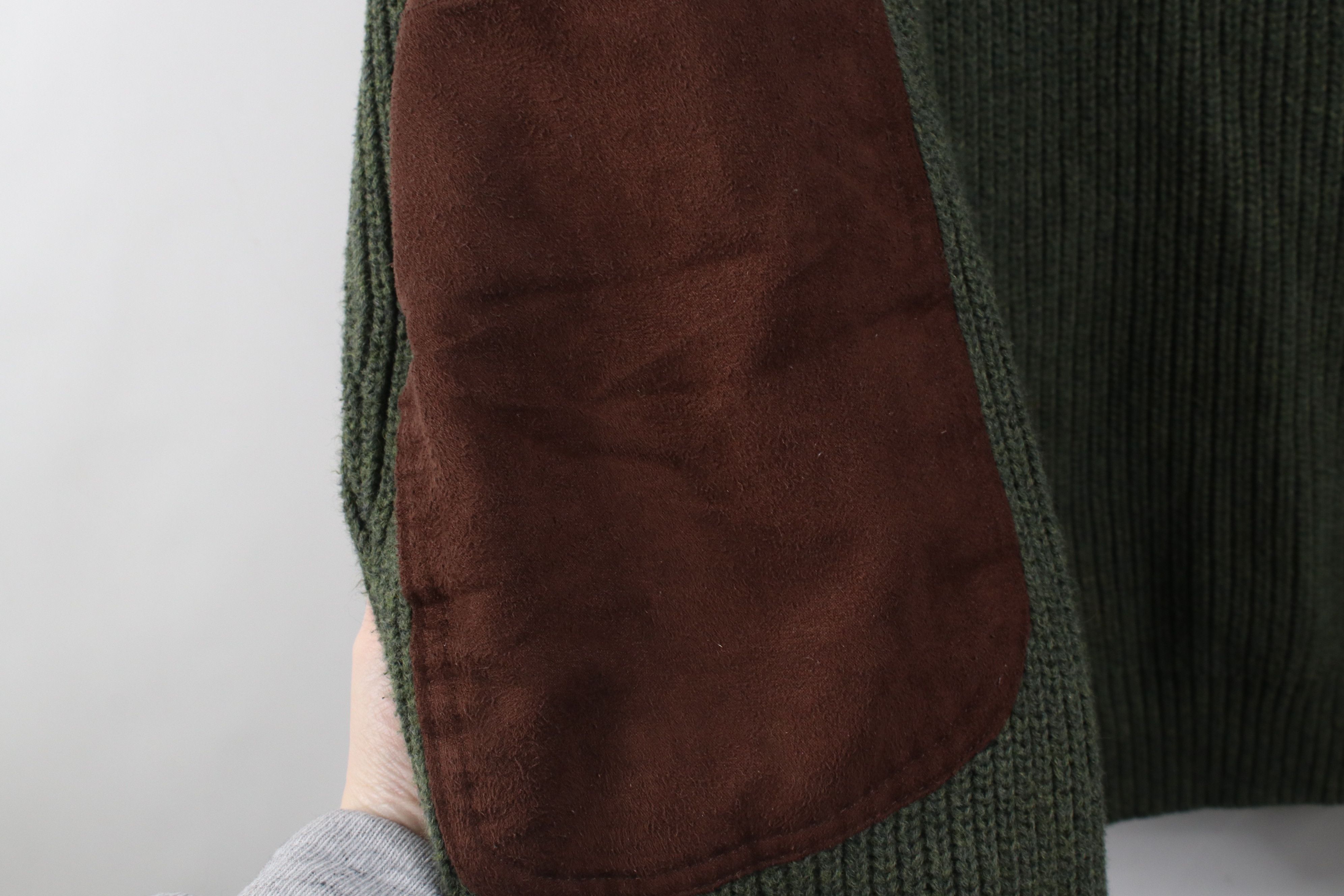 Cabelas Vintage Cabelas Knit Elbow Patch Shooting Henley Sweater Size US XL / EU 56 / 4 - 8 Thumbnail