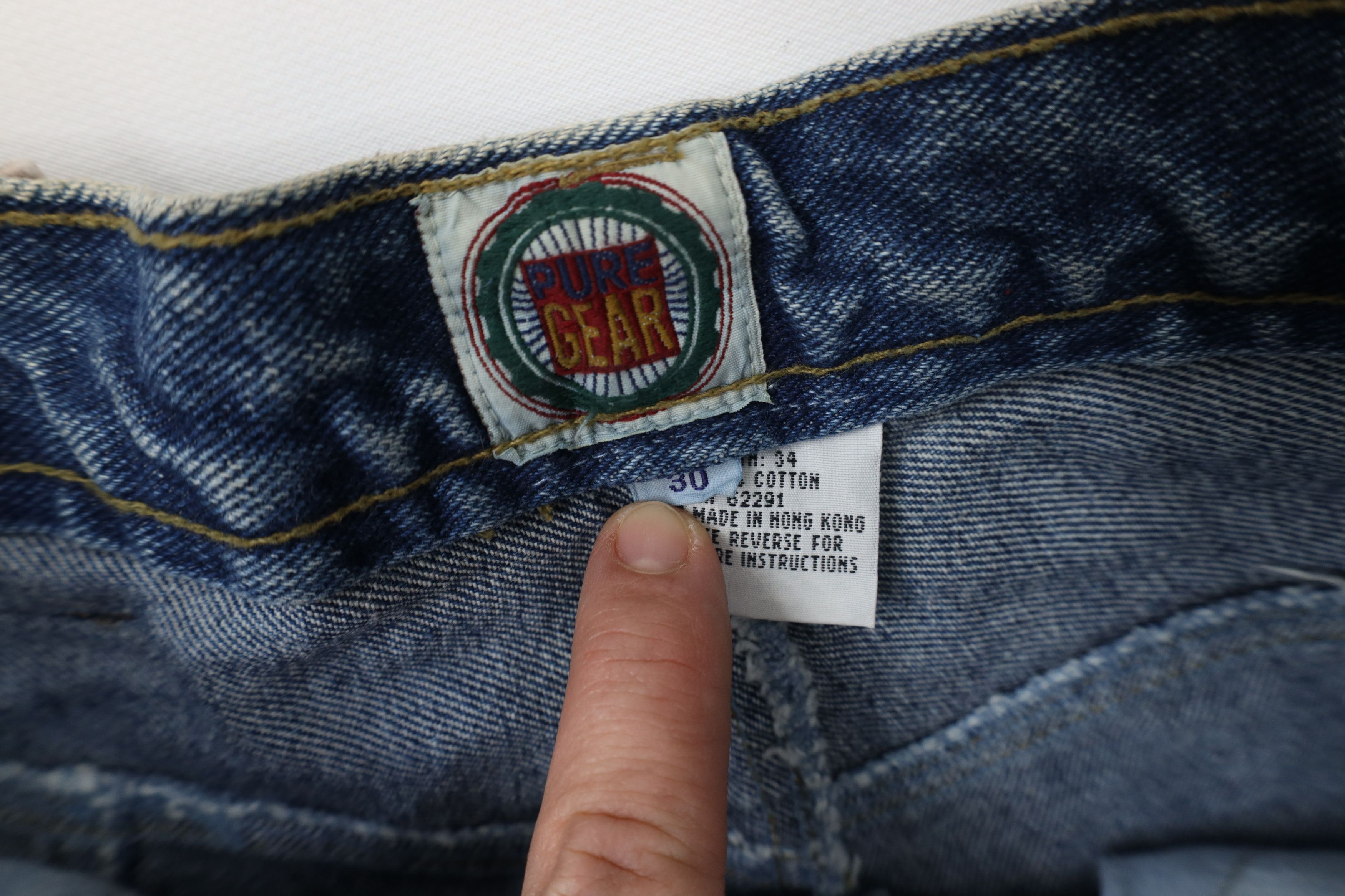 Vintage Deadstock Vintage 90s Streetwear Fit Skateboard Denim Jeans Size US 30 / EU 46 - 8 Thumbnail