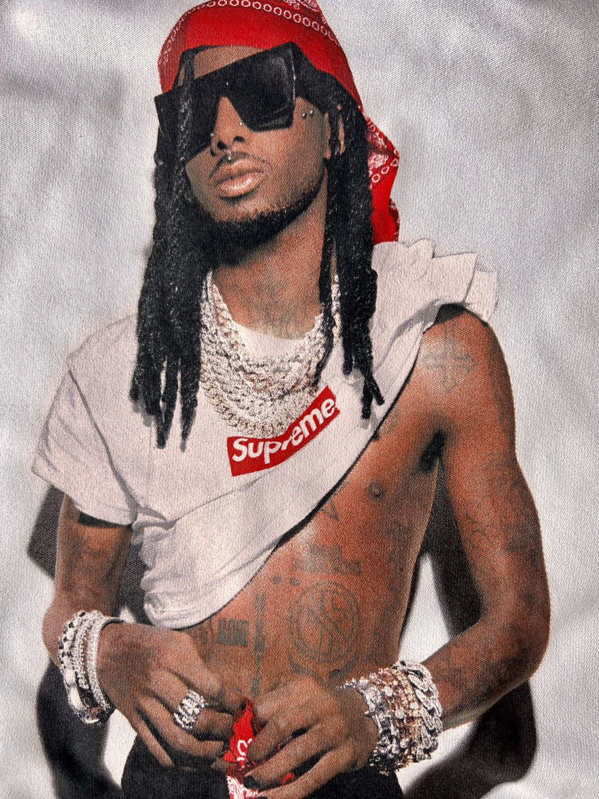 Supreme Supreme Playboi Carti Photo Tee White L tshirt rap trap Size US L / EU 52-54 / 3 - 3 Thumbnail