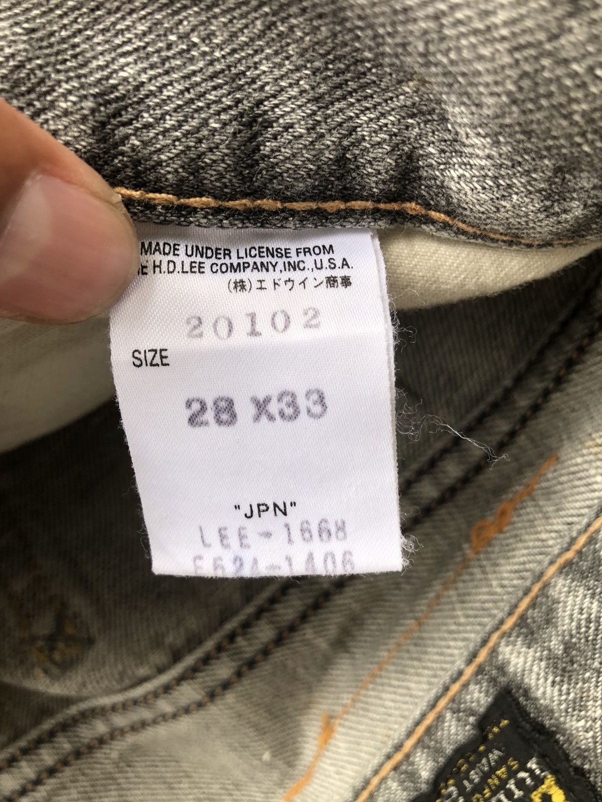 If Six Was Nine Japanese Lee Flared Jeans Distressed Jeans Size US 29 - 21 Thumbnail
