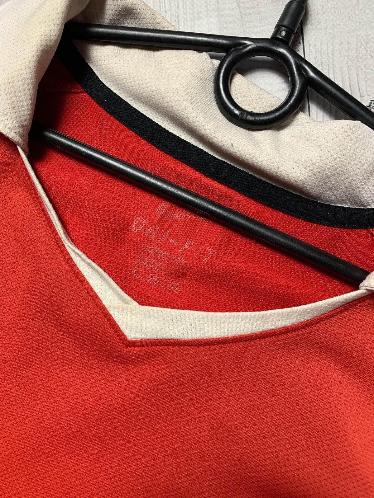 Nike × Vintage Vintage Nike Manchester United soccer jersey XXXL rare red Size US XXL / EU 58 / 5 - 3 Thumbnail