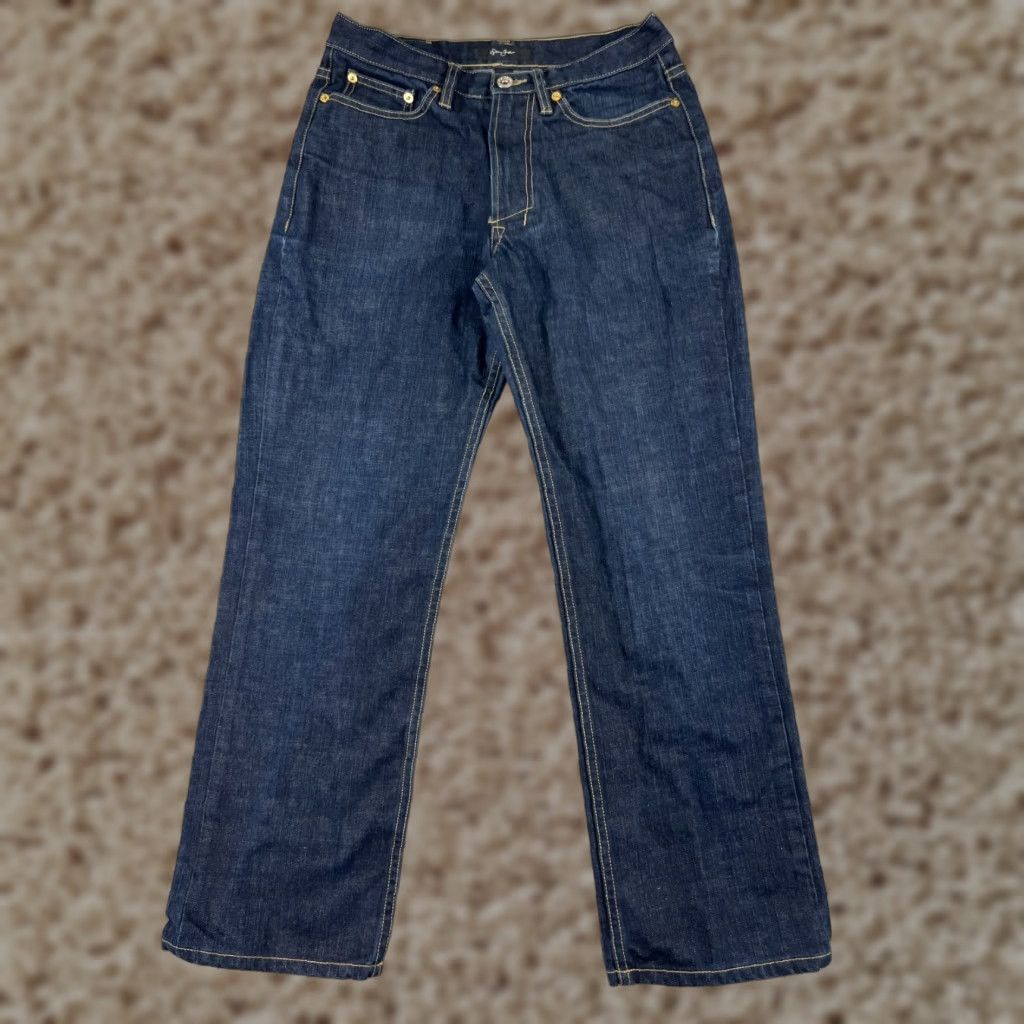 Sean John Sean John Jeans Adult 30 Blue Denim Straight 100% Cotton 5-Pocket 29x29 Beltless Button Closure Hip Hop 90s Mens Regular Medium Blue Denim Jeans Size US 30 / EU 46 - 1 Thumbnail