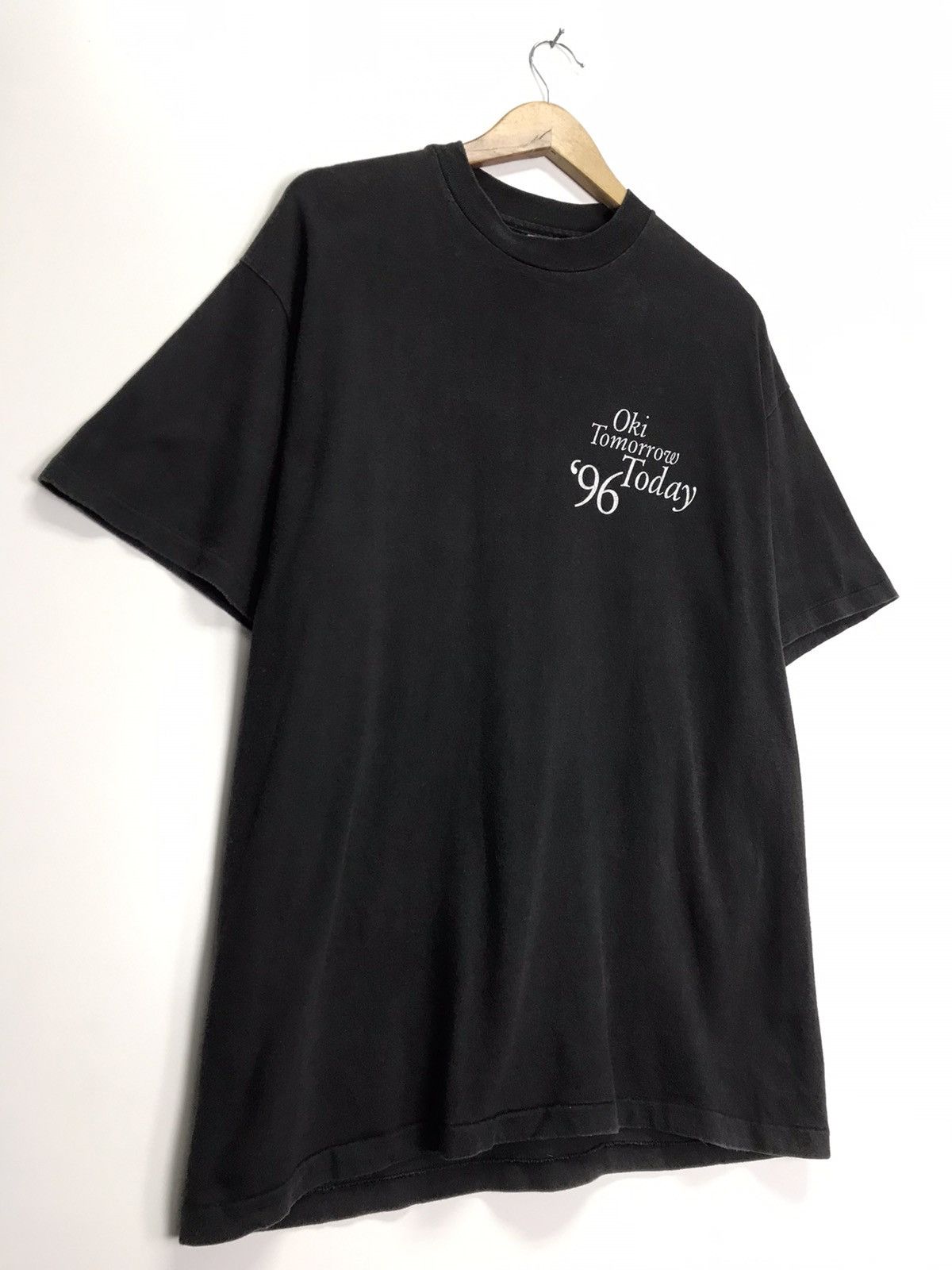 Hanes Vintage 1996 Oki Tomorrow today tee Size US L / EU 52-54 / 3 - 4 Thumbnail