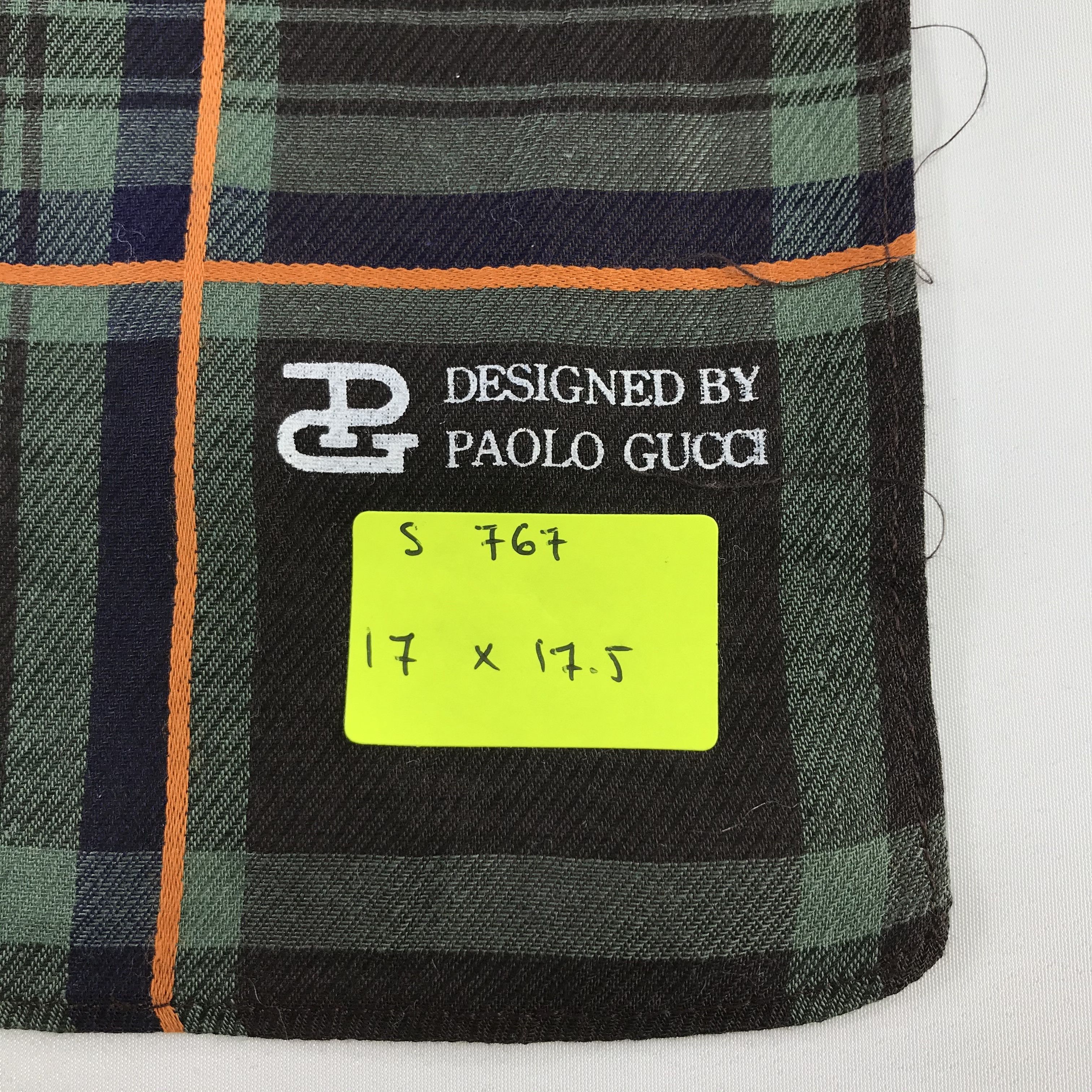Paolo Gucci × Vintage Paolo Gucci Bandana / Handkerchief / Neckerchief - S767 Size ONE SIZE - 5 Thumbnail