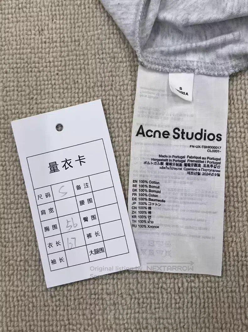 Acne Studios Acne Studios Letter Printed Slouchy Crewneck 1996 Loose So Size US S / EU 44-46 / 1 - 5 Thumbnail