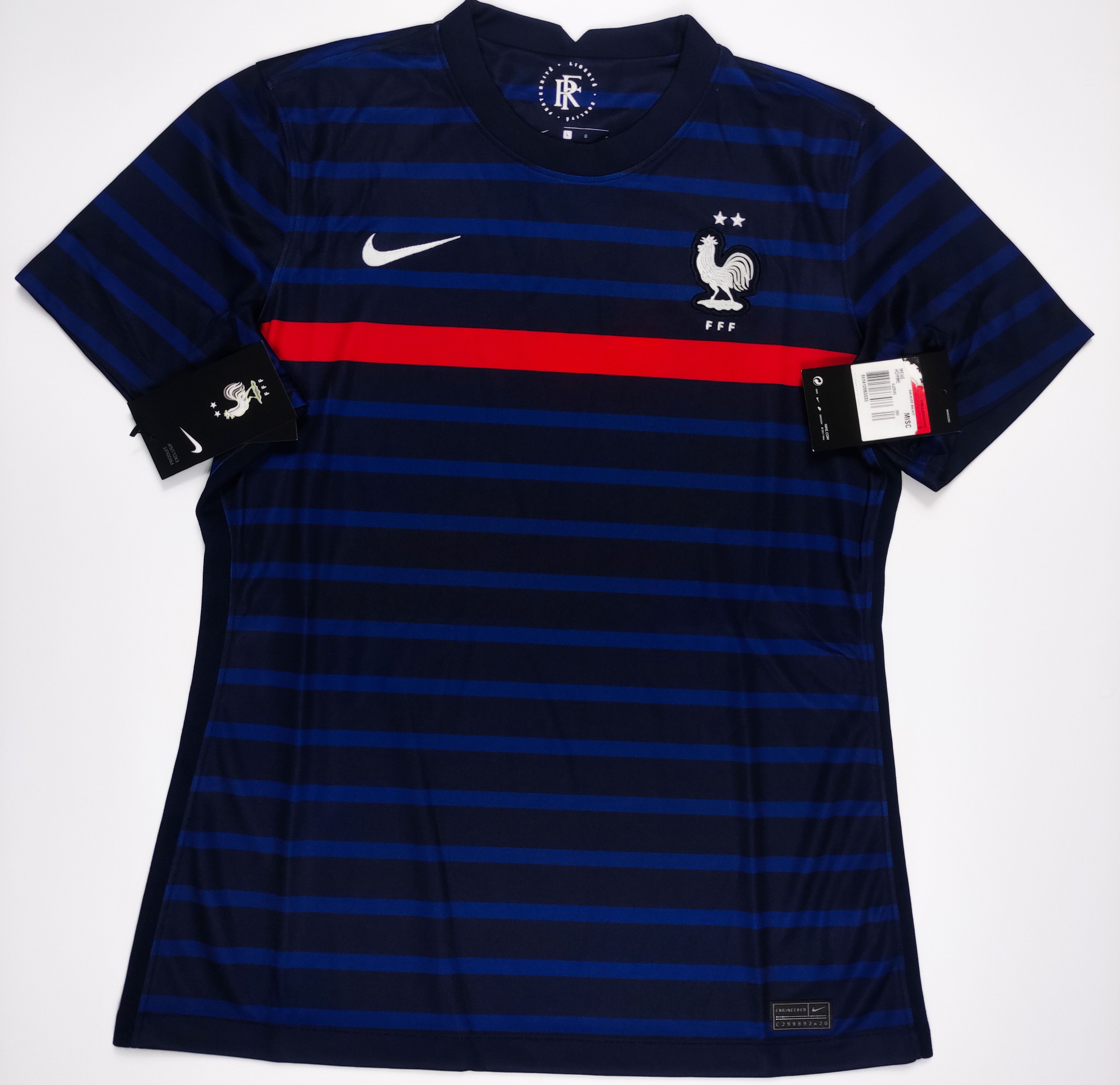 Adidas BNWT Women's France 2020 2021 Nike Home Shirt Kit Jersey Size US L / EU 52-54 / 3 - 1 Thumbnail