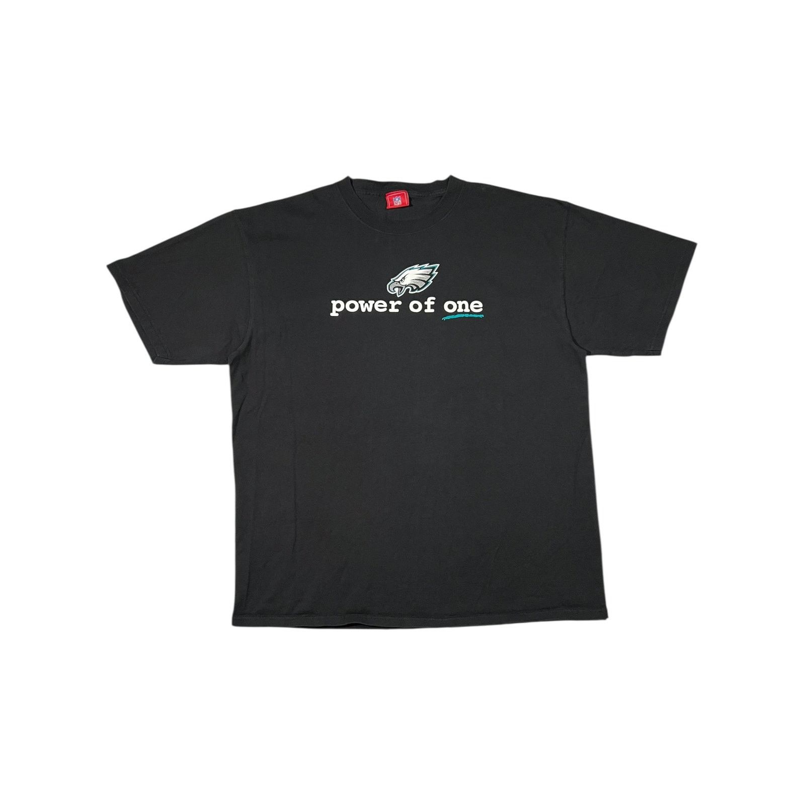 NFL × Vintage Vintage Y2K Philadelphia Eagles NFL power of one tee (XL) Size US XL / EU 56 / 4 - 1 Thumbnail