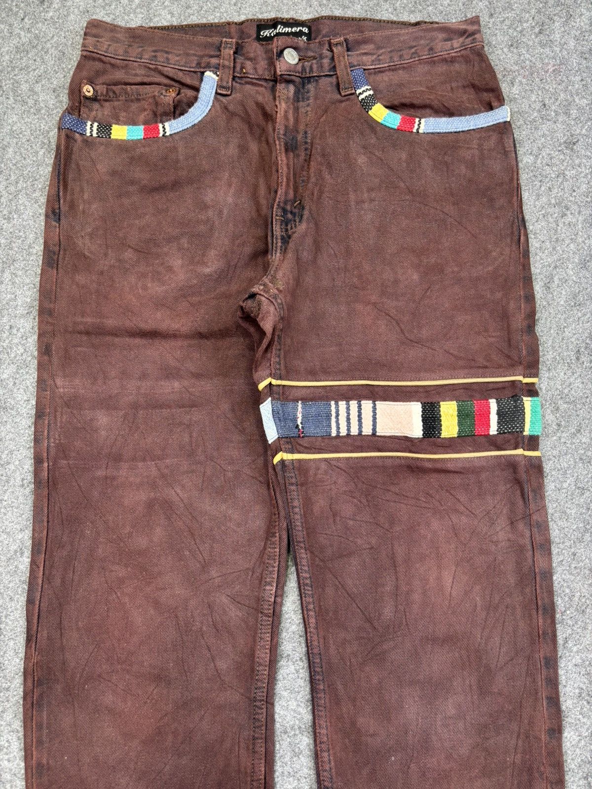 Designer Levis Reconstructed by Kalimera Japan Designer Denim F754 Size US 30 / EU 46 - 3 Thumbnail