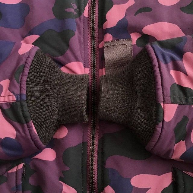 Bape BAPE MA-1 bomber jacket purple camo a bathing ape Size US L / EU 52-54 / 3 - 5 Thumbnail