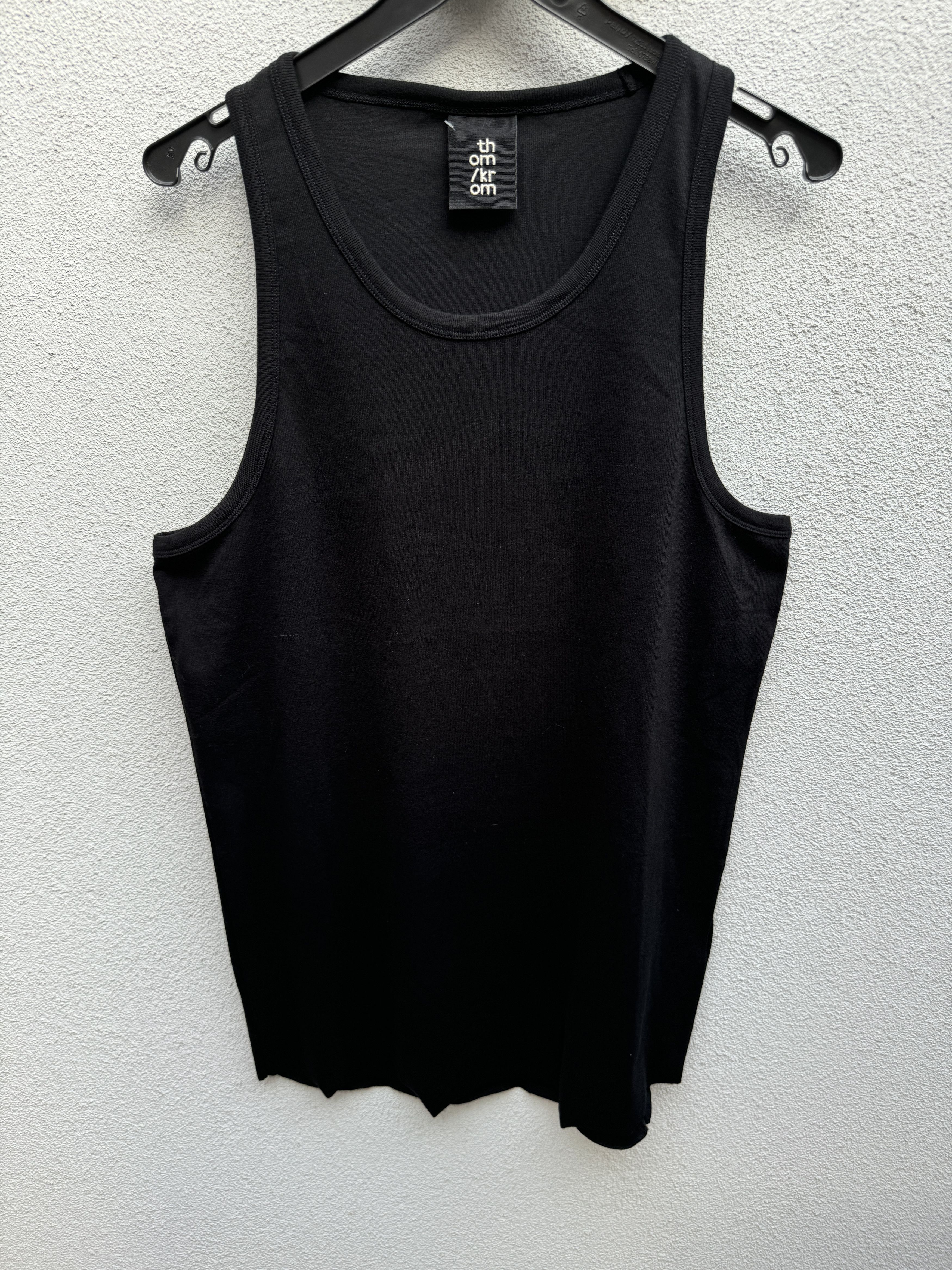 Thom Krom Thom Krom Black Tank Top S Size US S / EU 44-46 / 1 - 1 Thumbnail