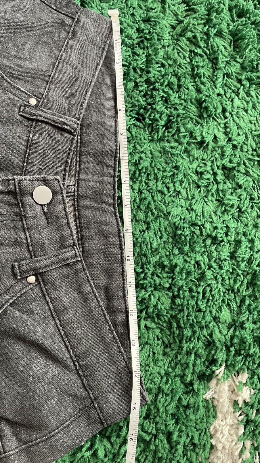 Vintage Flare baggy zipper jeans flared goth Size US 31 - 11 Thumbnail