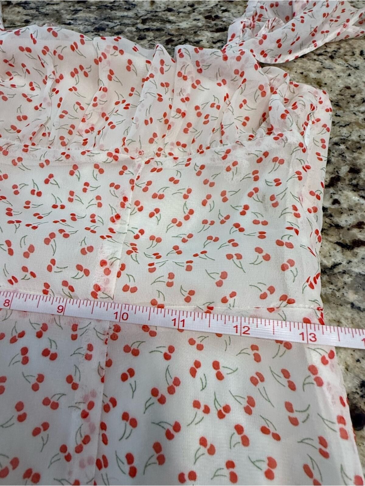 Other Pomelo maxi sundress cherry fruit novelty print split hem M Size M / US 6-8 / IT 42-44 - 11 Thumbnail
