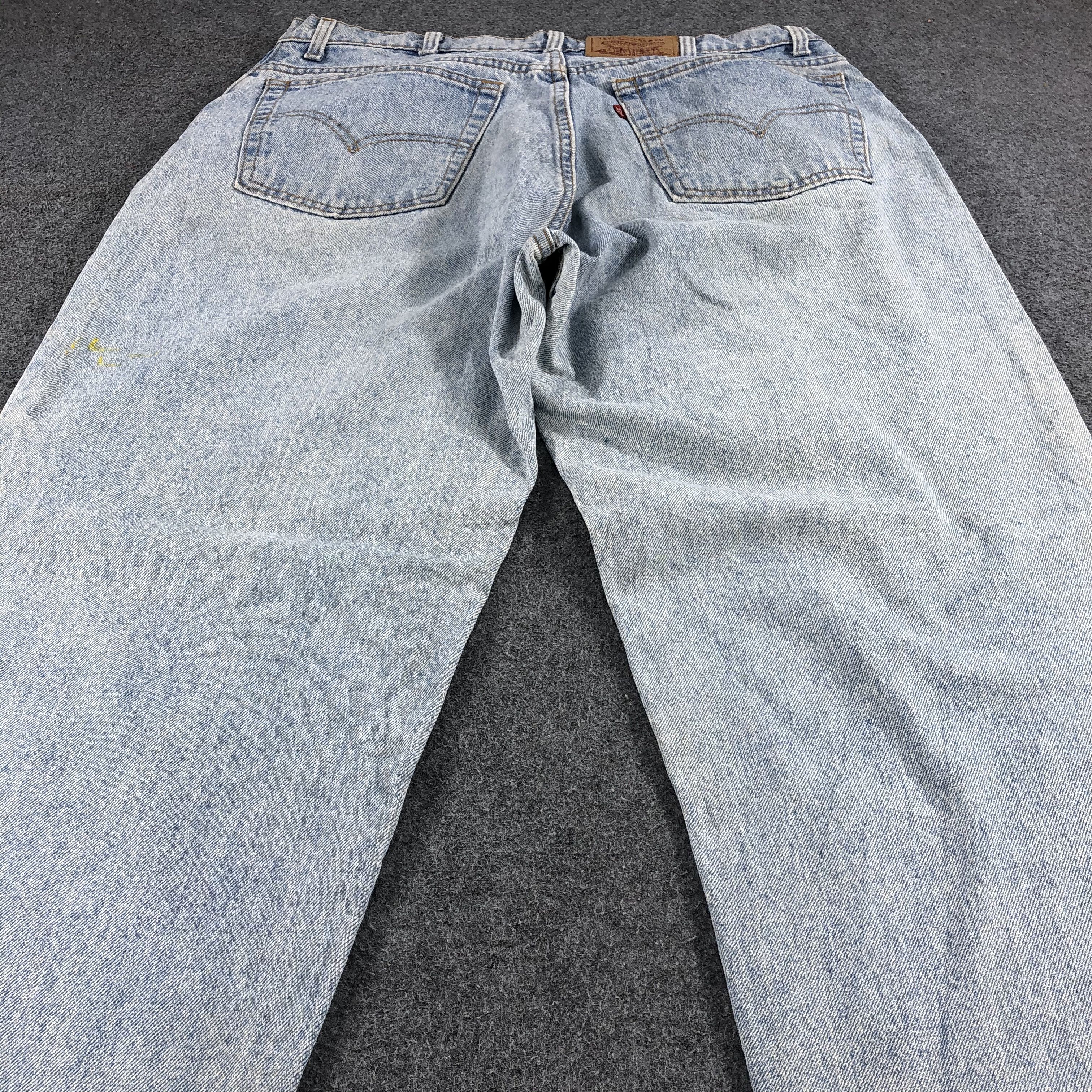 Levi's Vintage 90s Light Wash Levis 560 Jeans-J1215 Size US 38 / EU 54 - 4 Thumbnail