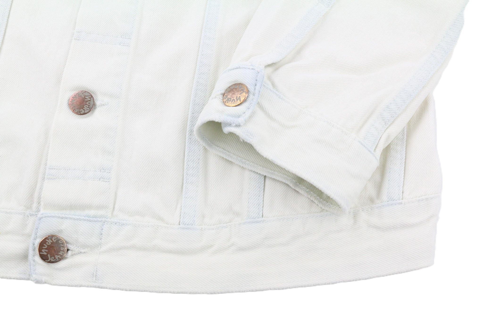 Nudie Jeans TERRY M Extreme Bleach Light Jacket 81031 Size US M / EU 48-50 / 2 - 5 Thumbnail