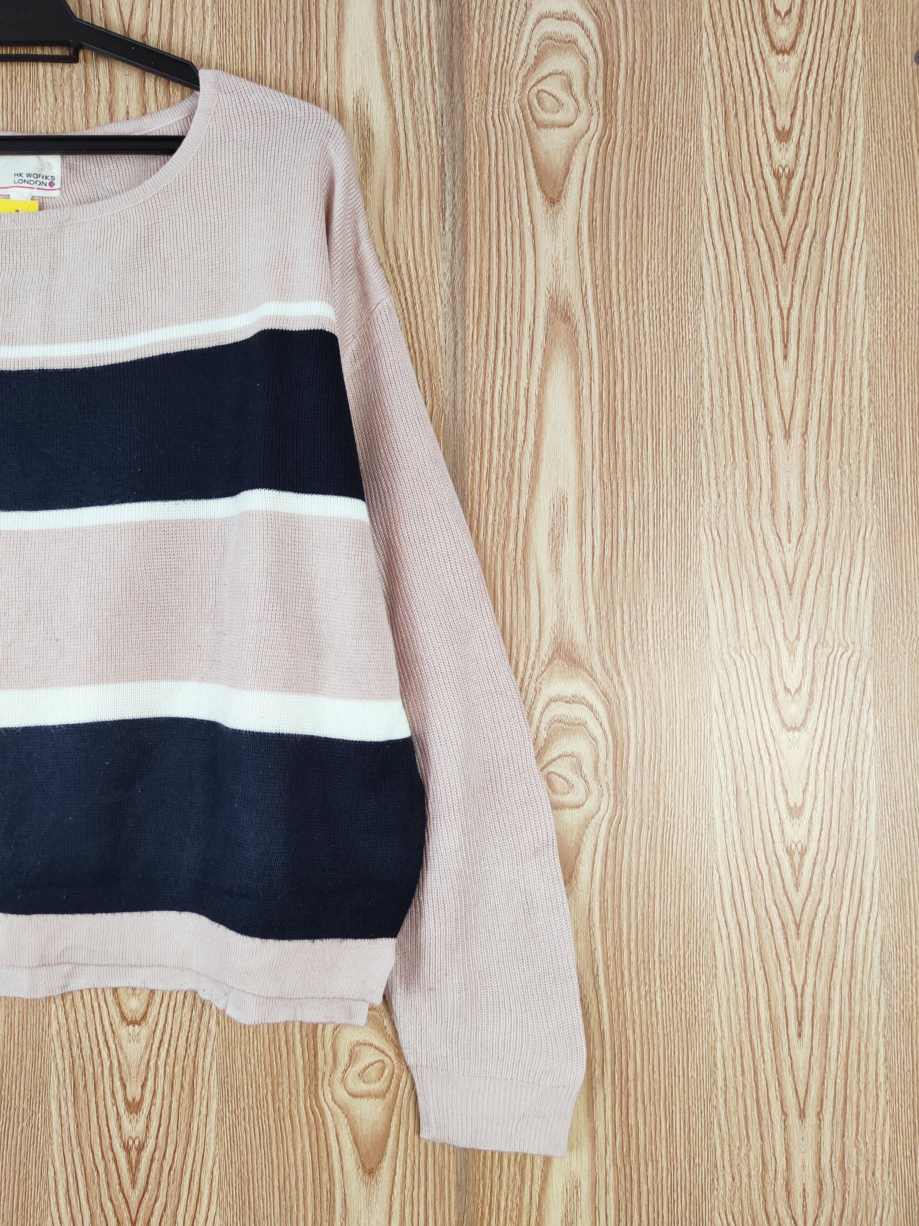 Japanese Brand × Vintage HK Works London Light Pink Knitwear Sweatshirts #W754 Size US L / EU 52-54 / 3 - 5 Thumbnail