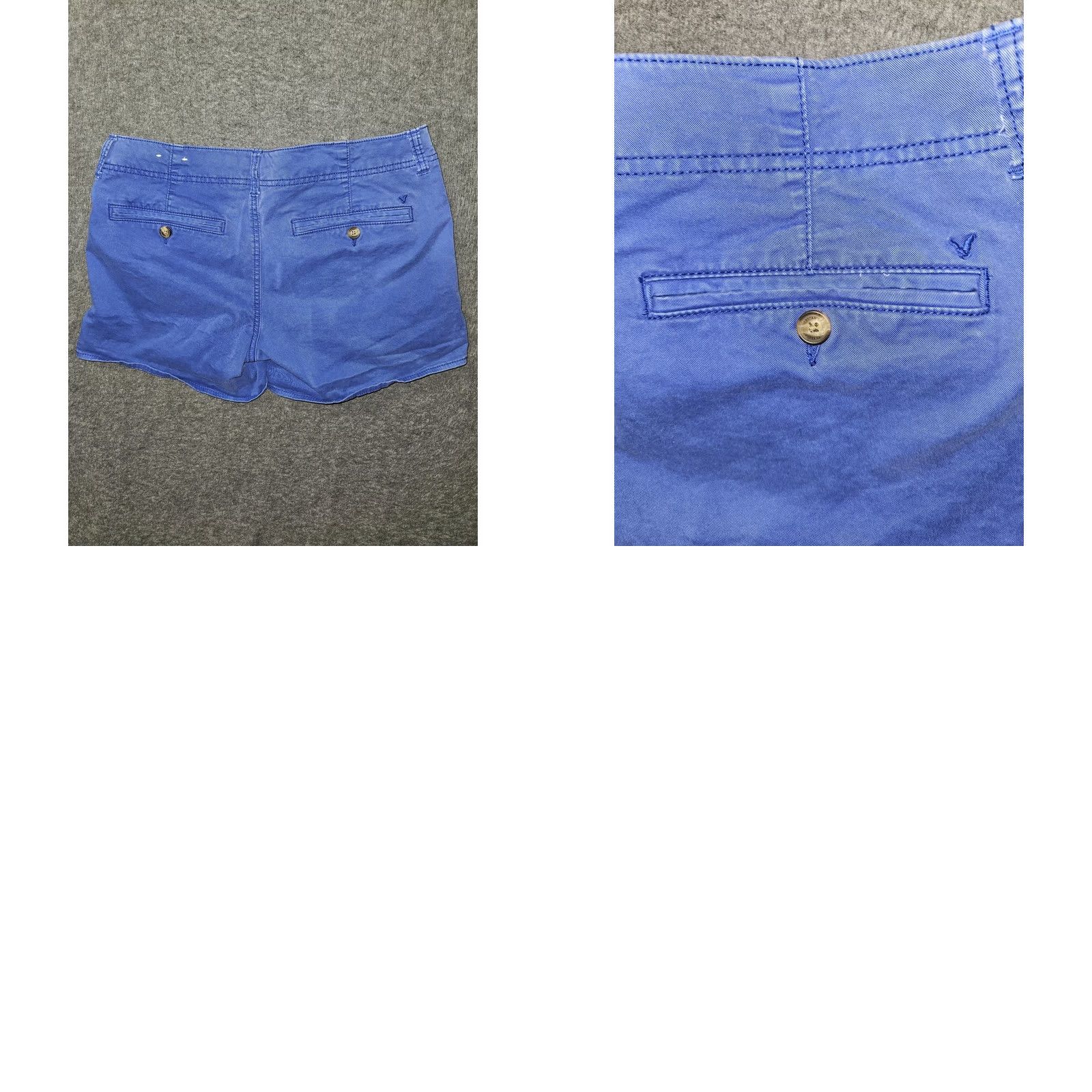 American Eagle Outfitters American Eagle Outfitters Shorts Womens 8 Blue Chino Shortie Stretch Twill Size 30" / US 8 / IT 44 - 8 Thumbnail