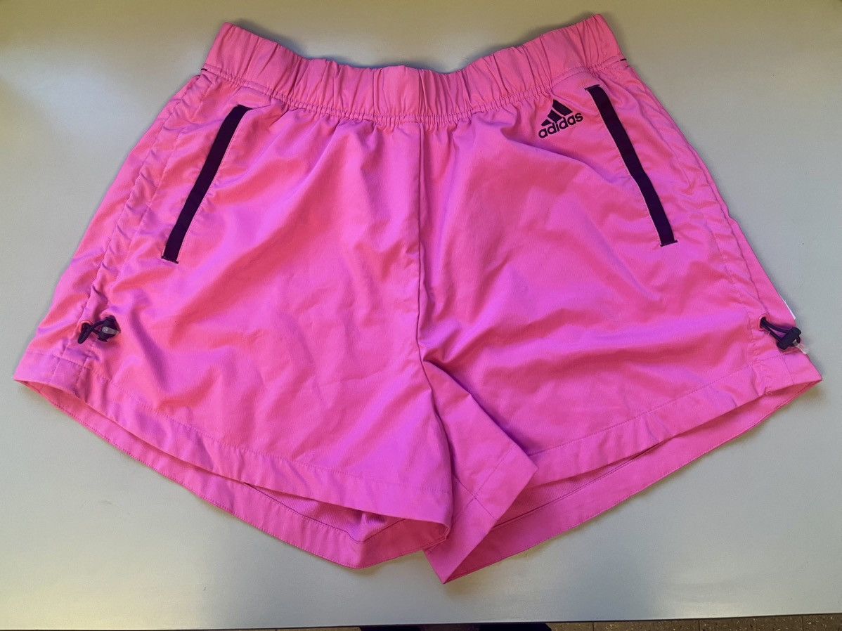 Adidas Women’s Adidas Hot Pink PrimeBlue Shorts Size XL Size 34" / US 12 / IT 48 - 1 Thumbnail