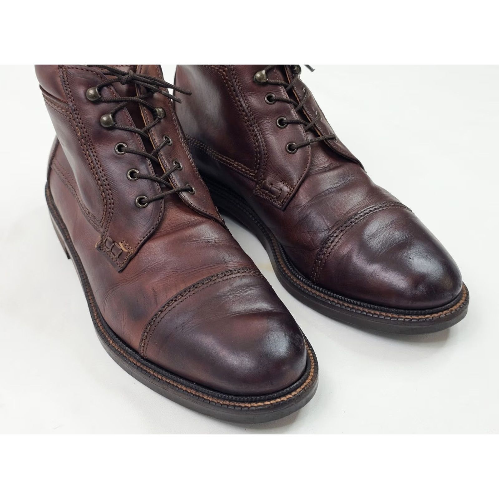 Johnston & Murphy Johnston & Murphy Chukka Boot Men Brown Leather Derby Lace Ankle Cap Toe 8 Size ONE SIZE - 4 Thumbnail