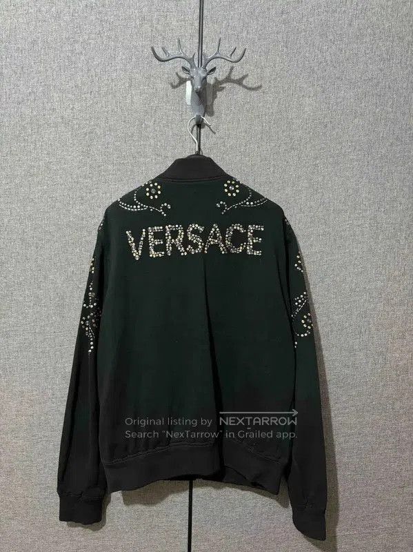 Versace Versace Black Embroidered Logo Men's Jacket . Size US S / EU 44-46 / 1 - 2 Thumbnail