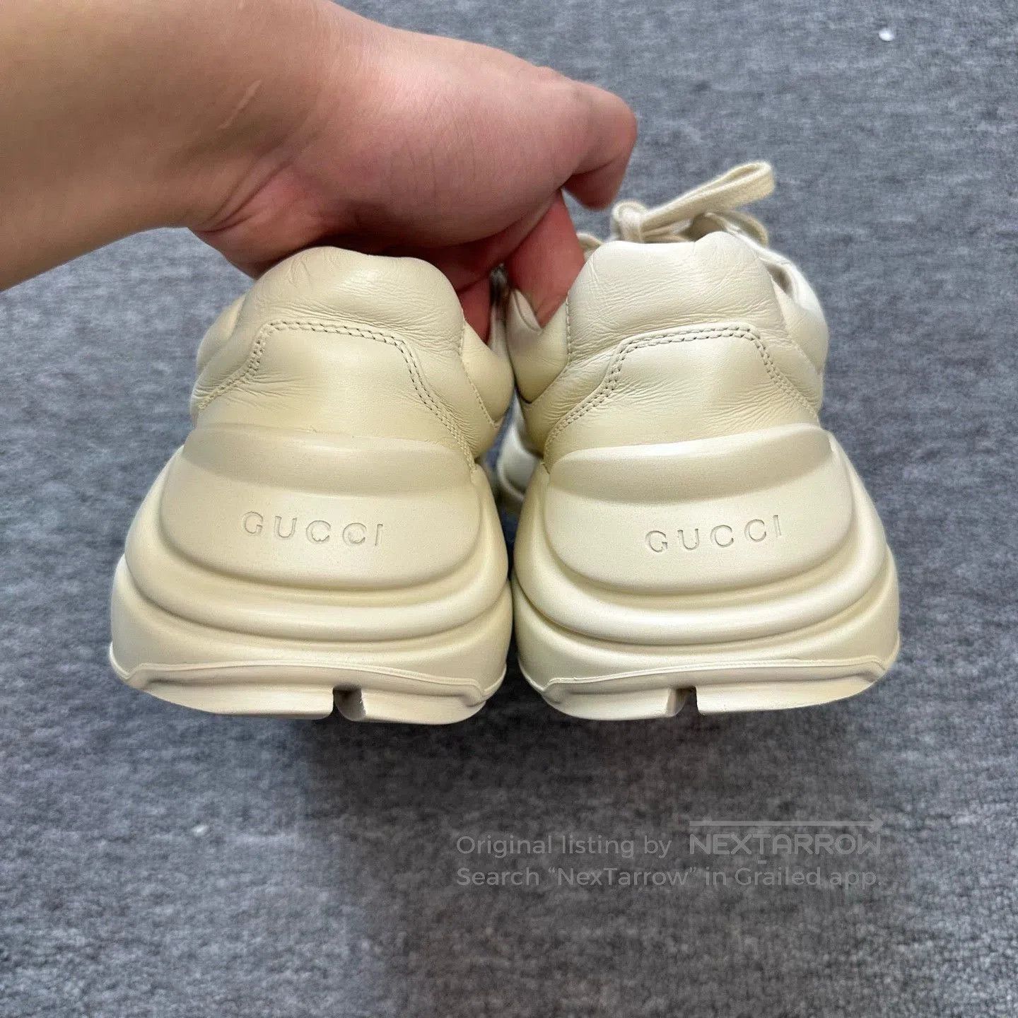 Gucci gucci classic dad sneakers in beige color. Size US 7 / EU 40 - 5 Thumbnail