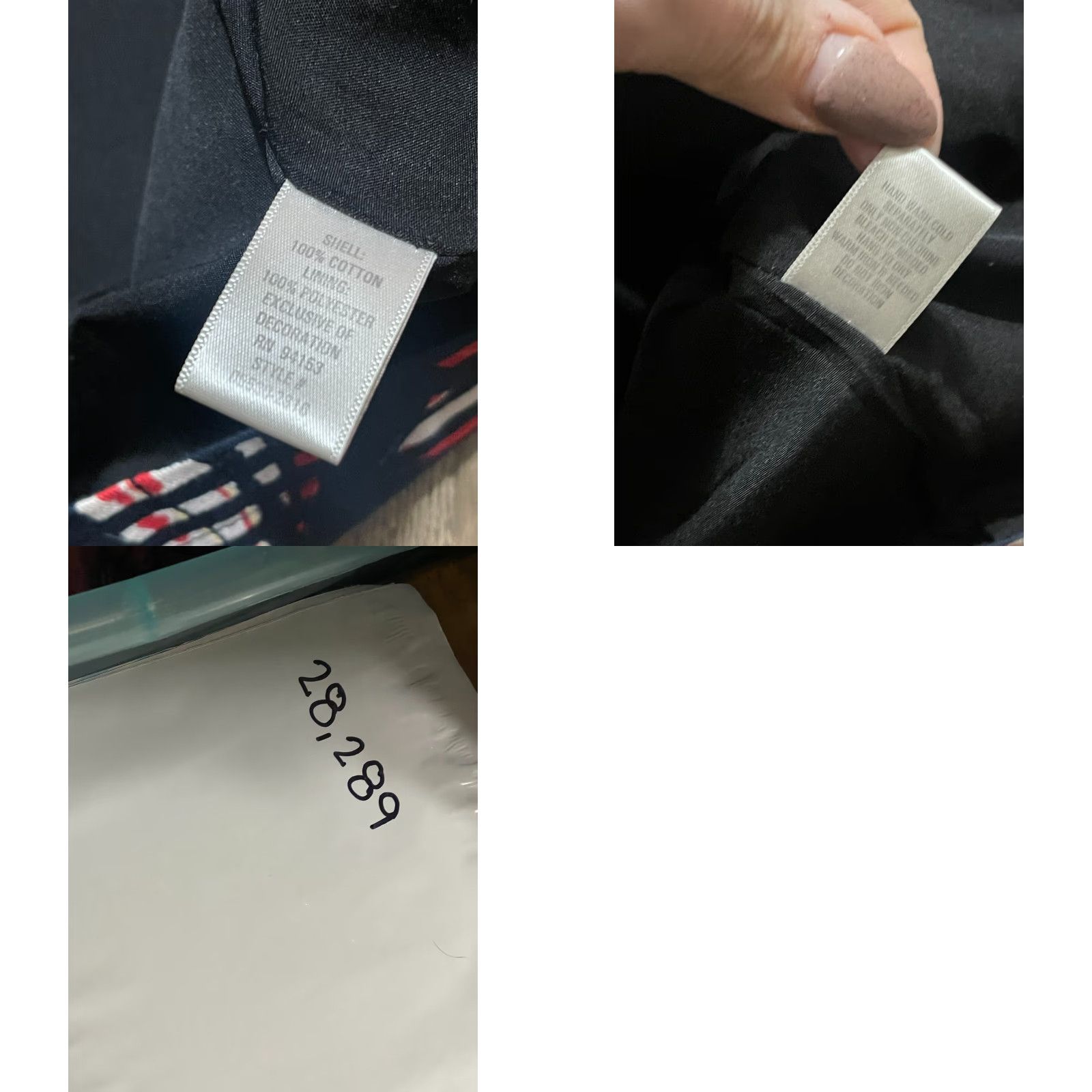 Vintage Christopher & Banks Shirt, Women's Medium, Button-Up, Red Blue, Allover Print, Casual, Fall Spring Summer, Women, Regular Fit Size M / US 6-8 / IT 42-44 - 8 Thumbnail