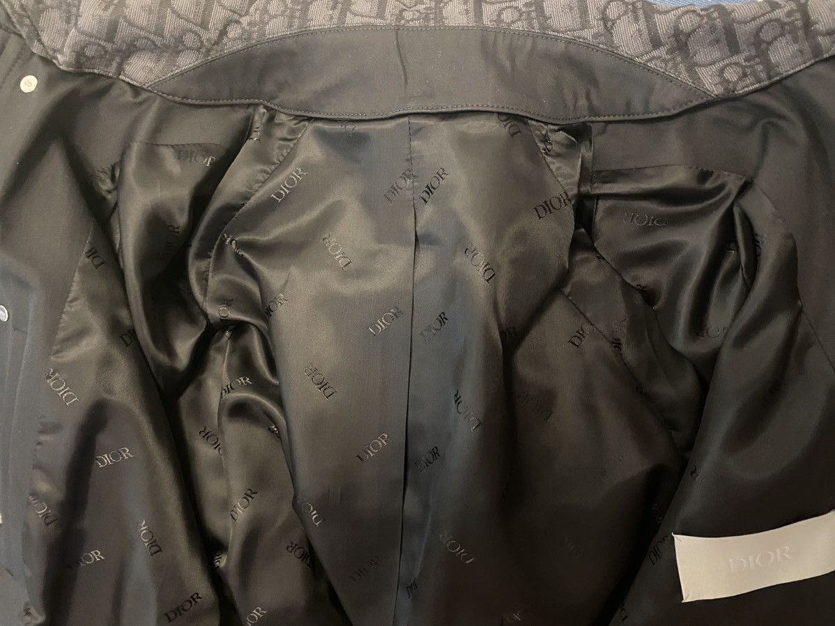 Dior Dior black jacket with removable oblique collar 44 Size US S / EU 44-46 / 1 - 5 Thumbnail