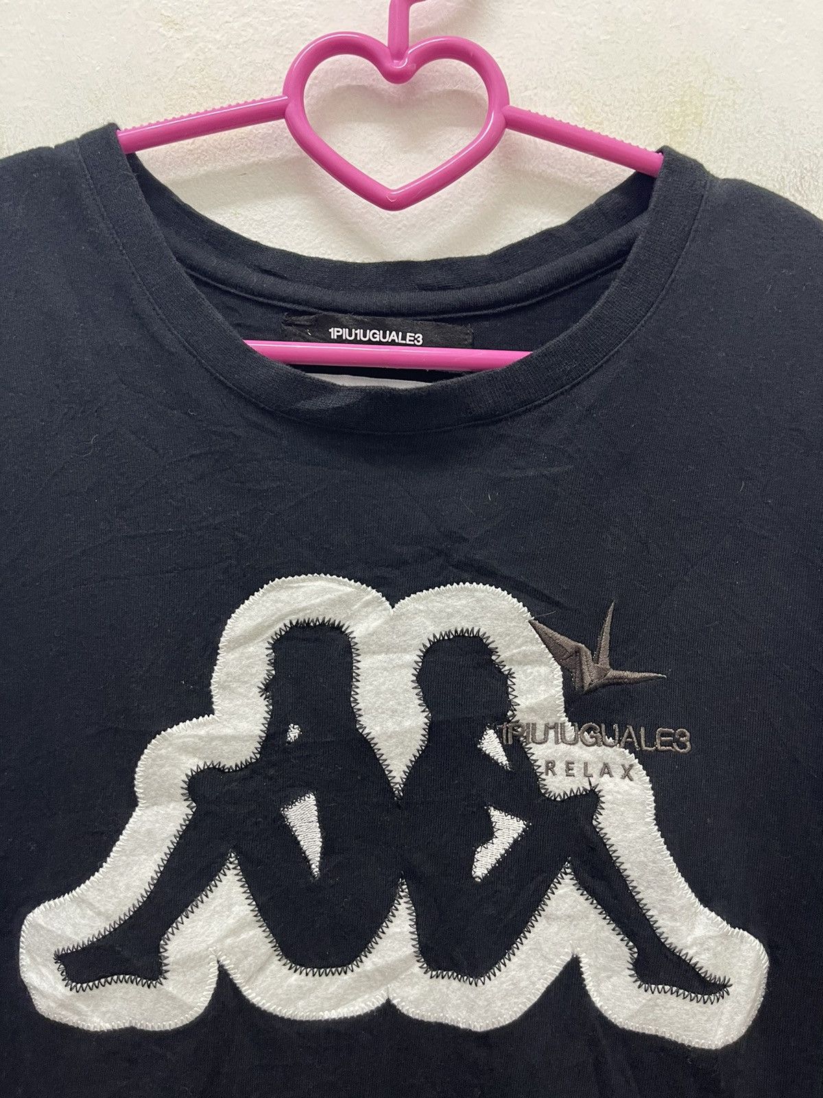 Kappa Rare 1PIU1UGUALE3 Relax X Kappa Big Logo Black Size US M / EU 48-50 / 2 - 3 Thumbnail