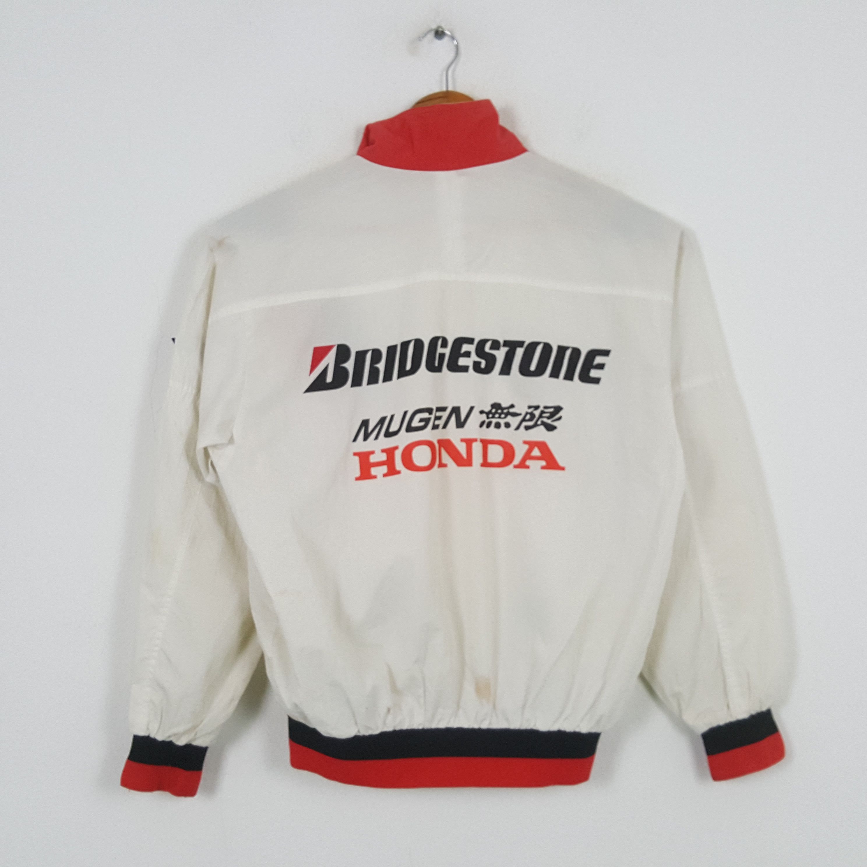 Honda × Japanese Brand × Vintage Vintage BRIDGESTONE MUGEN HONDA Japanese Racing Jacket Size US M / EU 48-50 / 2 - 1 Thumbnail