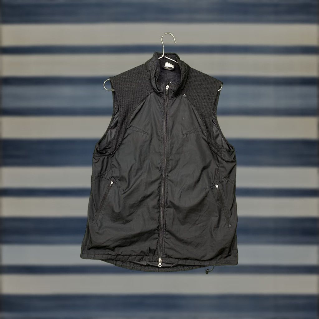 Nike Nike Puffer Vest Womens Large Black Full Zip Collared Windbreaker 90s Size L / US 10 / IT 46 - 1 Thumbnail