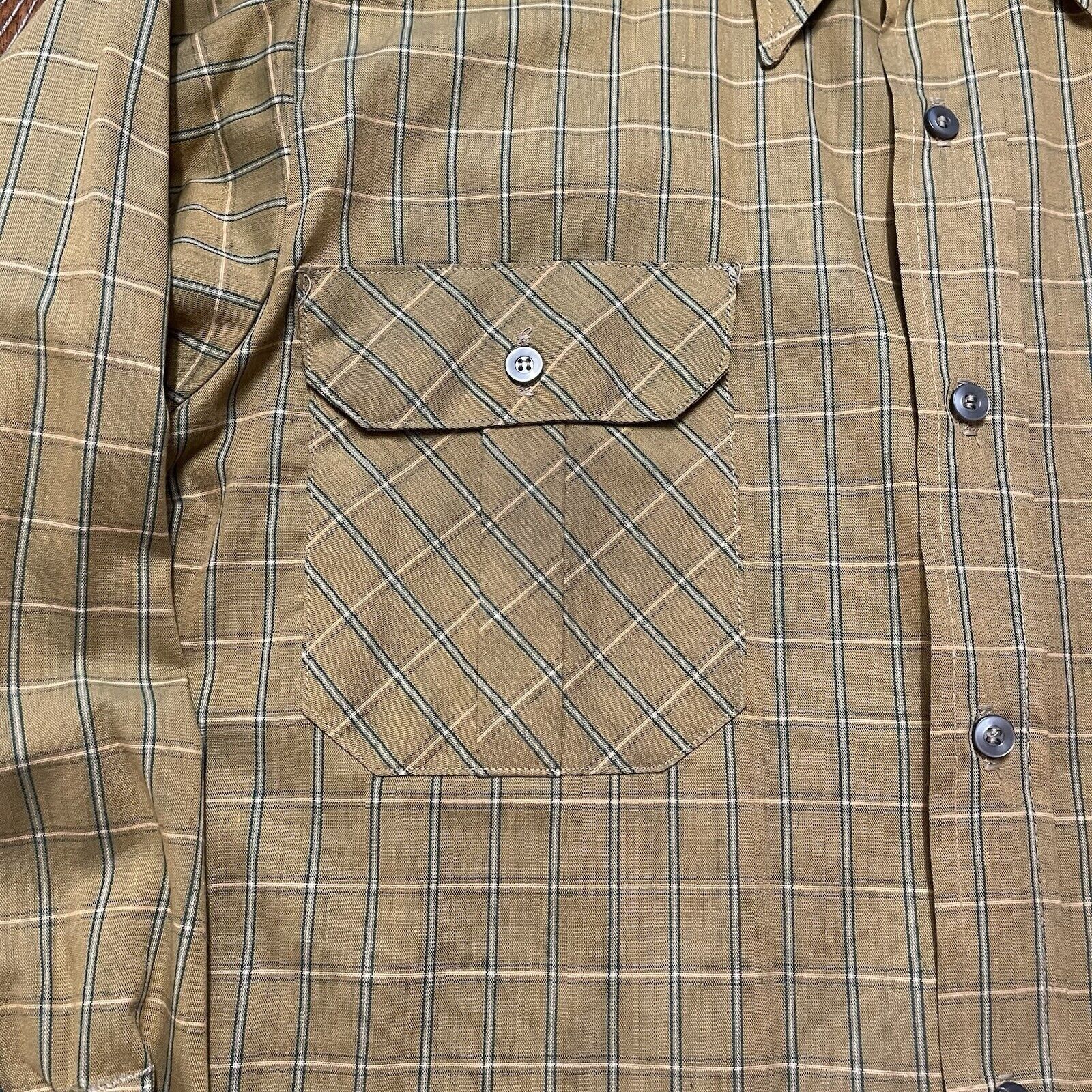 Eddie Bauer Vtg Eddie Bauer Mens 70s Shirt Button Up Double Pocket Fit L Size US L / EU 52-54 / 3 - 8 Thumbnail