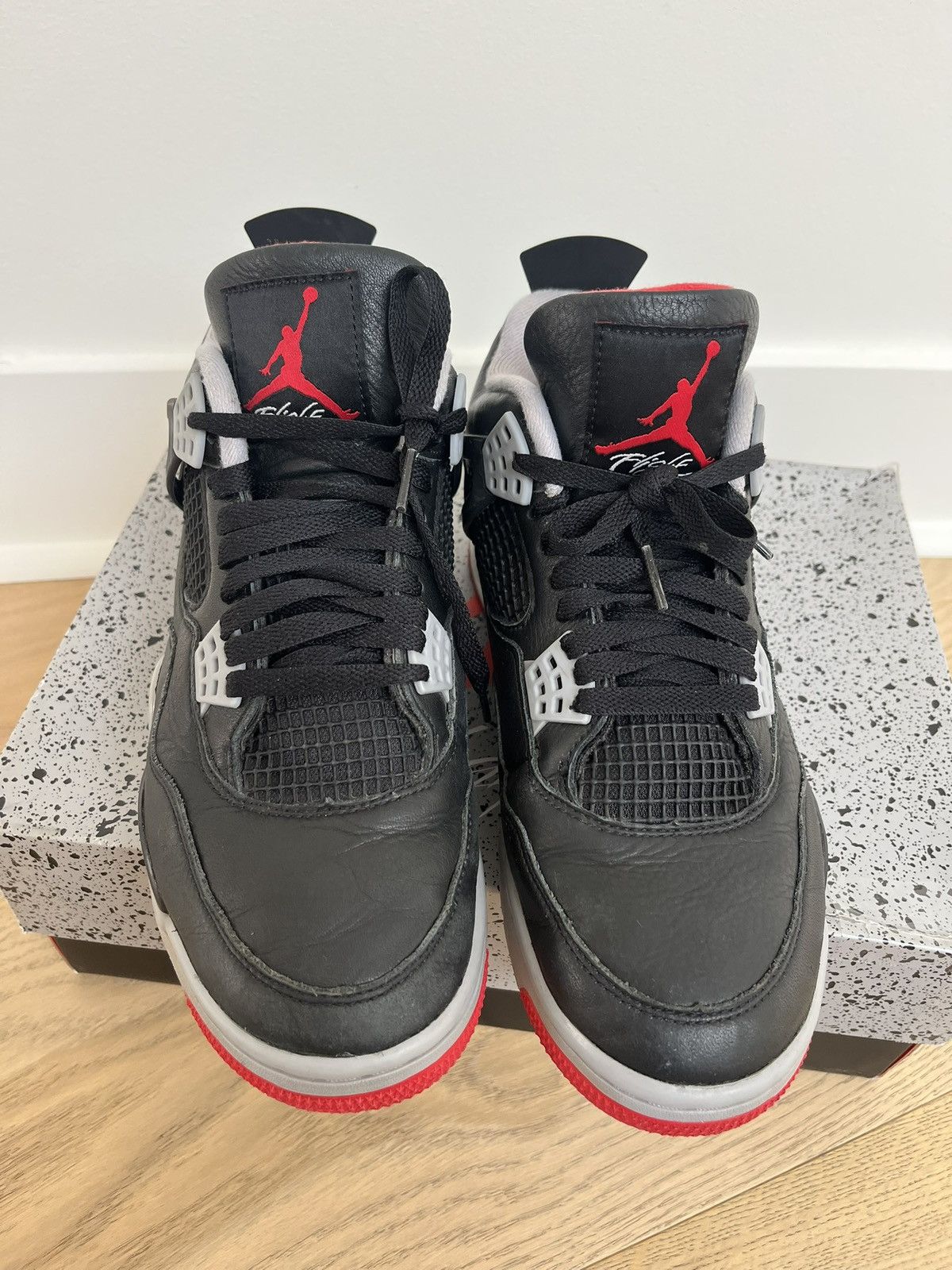 Jordan Brand Jordan 4 Bred Size US 9.5 / EU 42-43 - 2 Thumbnail