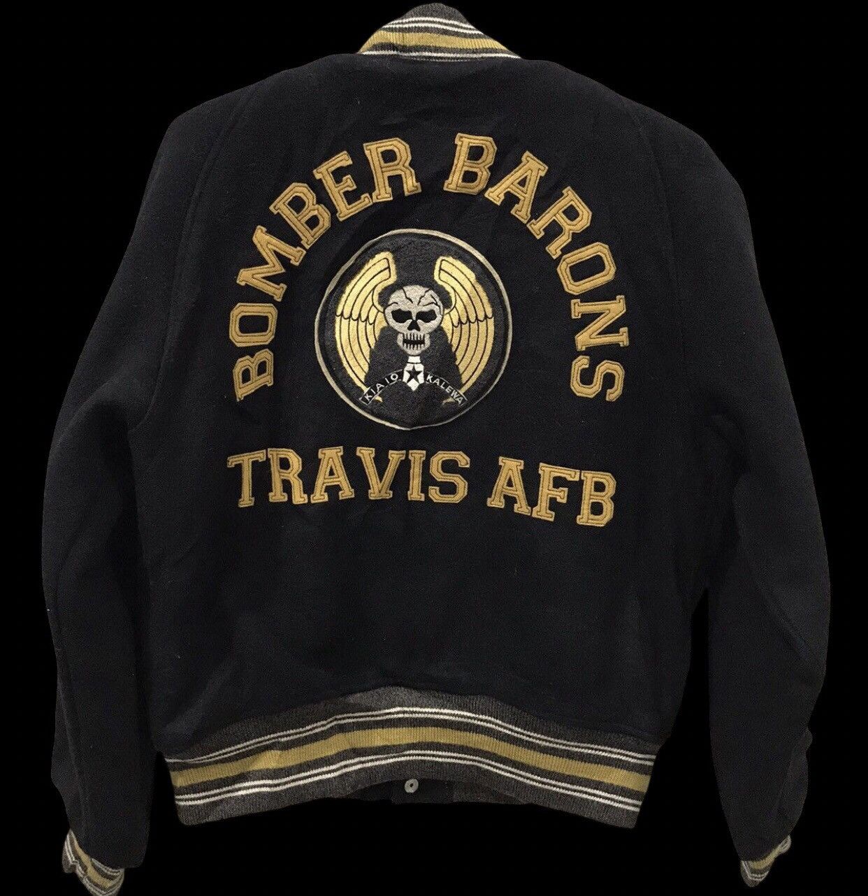 Buzz Rickson's Archival BUZZ RICKSON Bomber Baron Embroidery Varsity ...