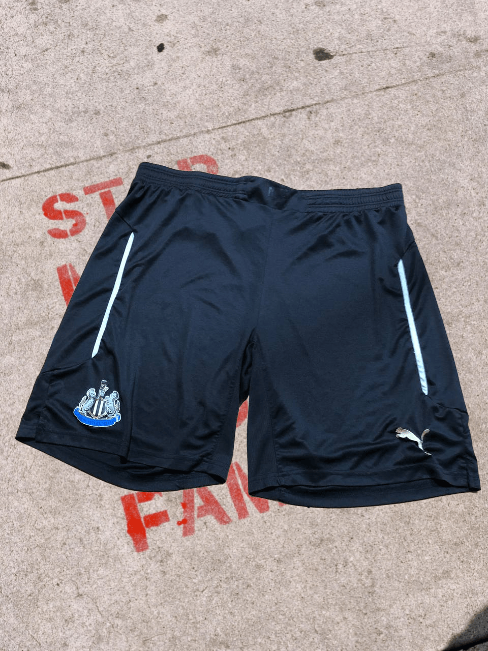 Puma Newcastle United 2016 Home Football Soccer Shorts Size US 34 / EU 50 - 1 Thumbnail